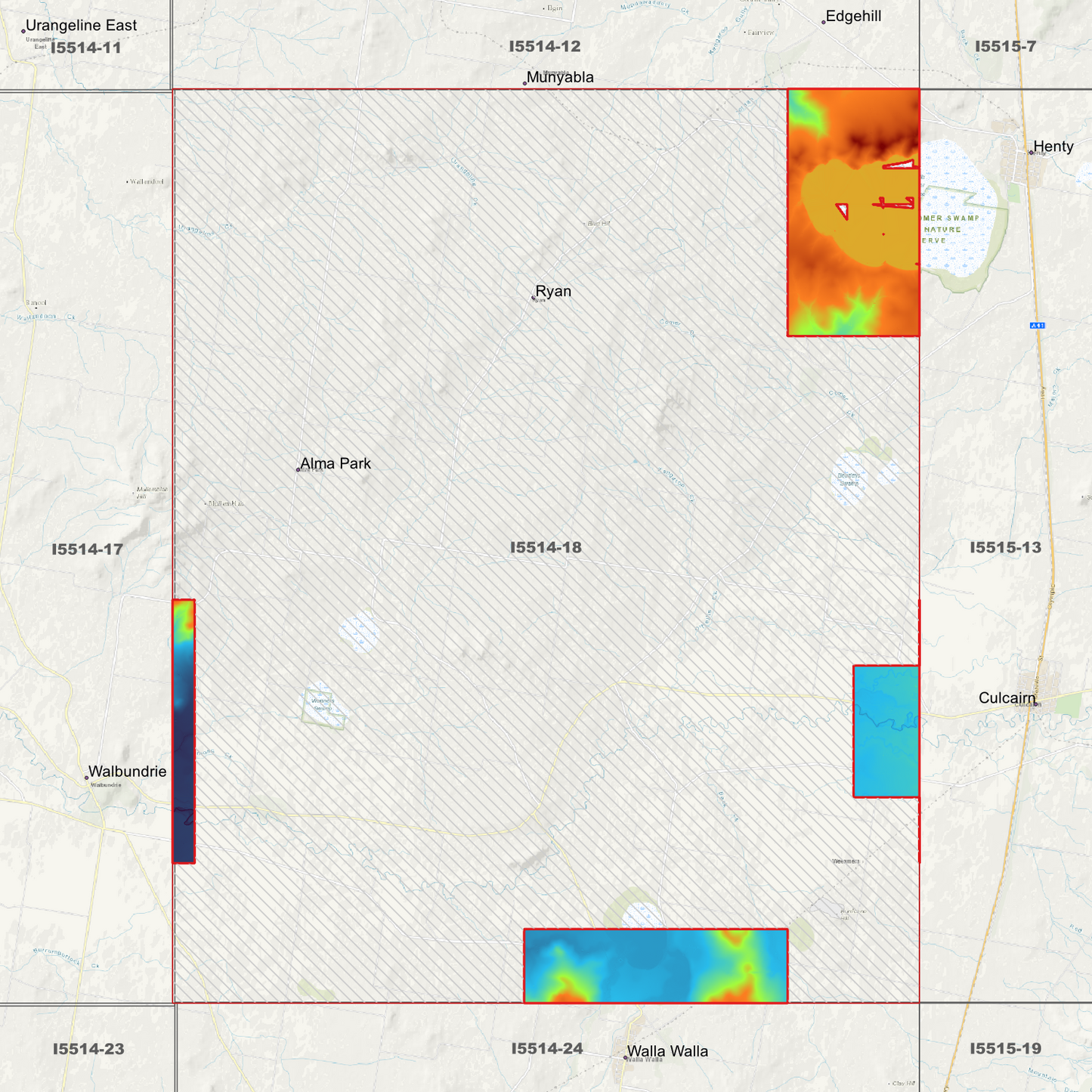 Alma Park 1m & 5m Digital Elevation Models (I5514-18)