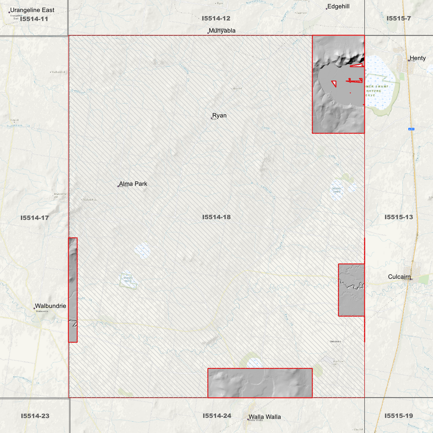 Alma Park 1m & 5m Digital Elevation Models (I5514-18)