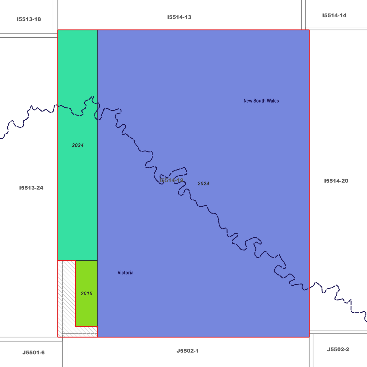Tocumwal 1m & 5m Digital Elevation Models (I5514-19)