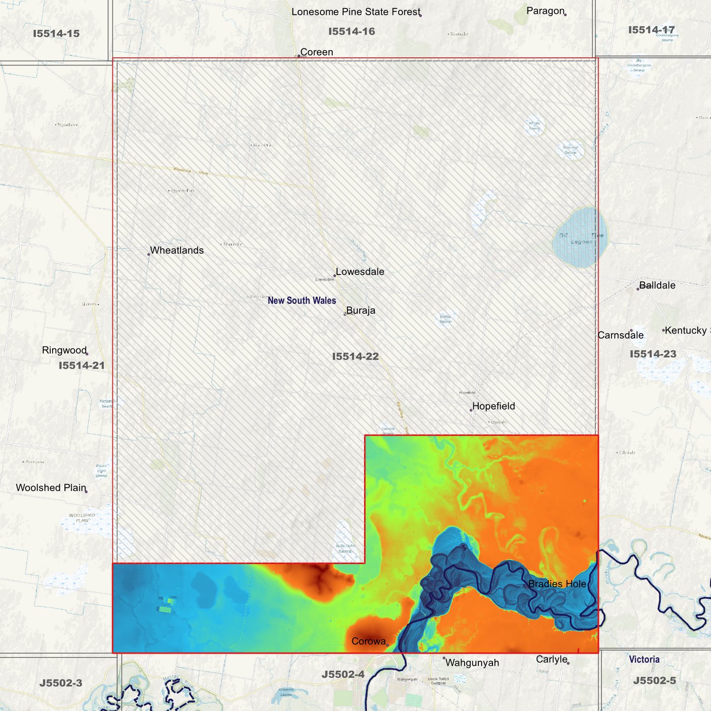Lowesdale 1m & 5m Digital Elevation Models (I5514-22)