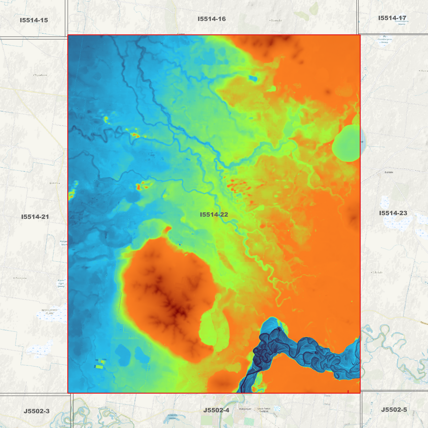 Lowesdale 1m & 5m Digital Elevation Models (I5514-22)