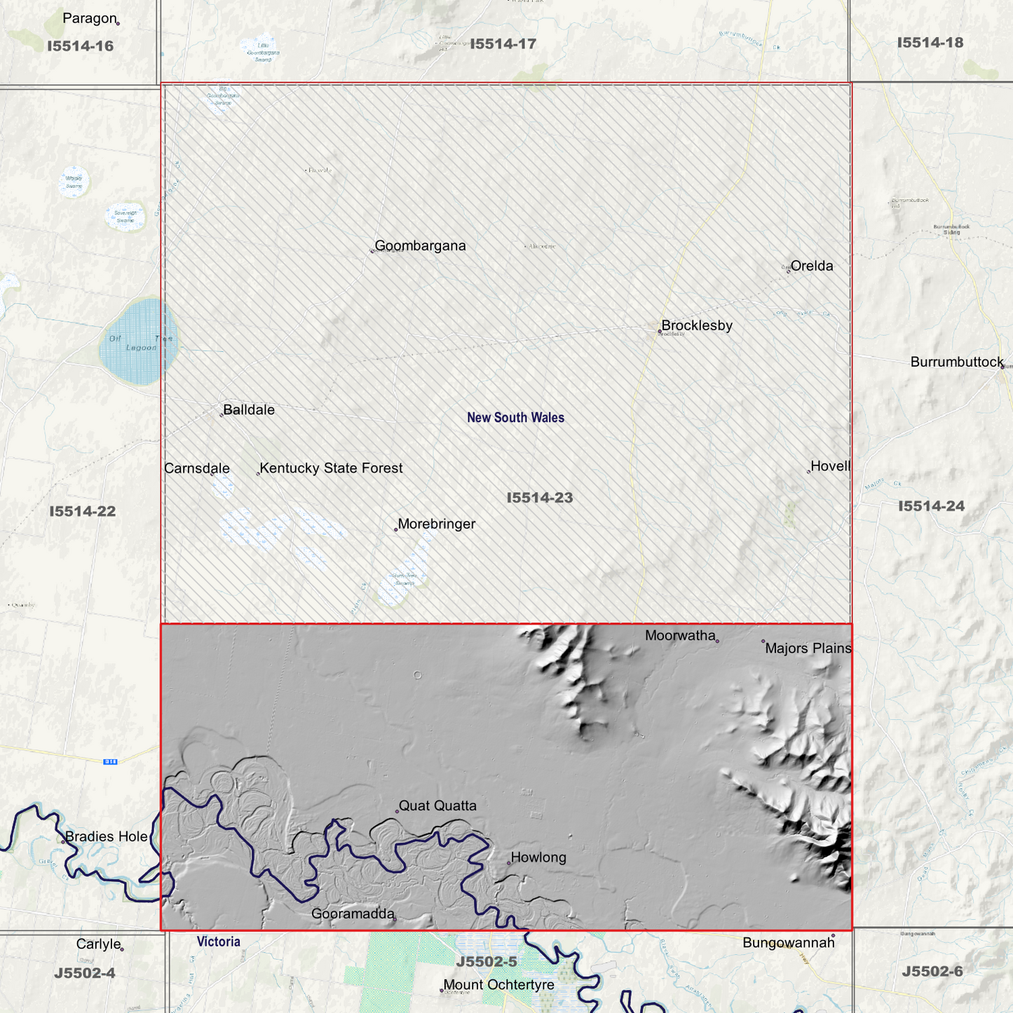 Howlong 1m & 5m Digital Elevation Models (I5514-23)