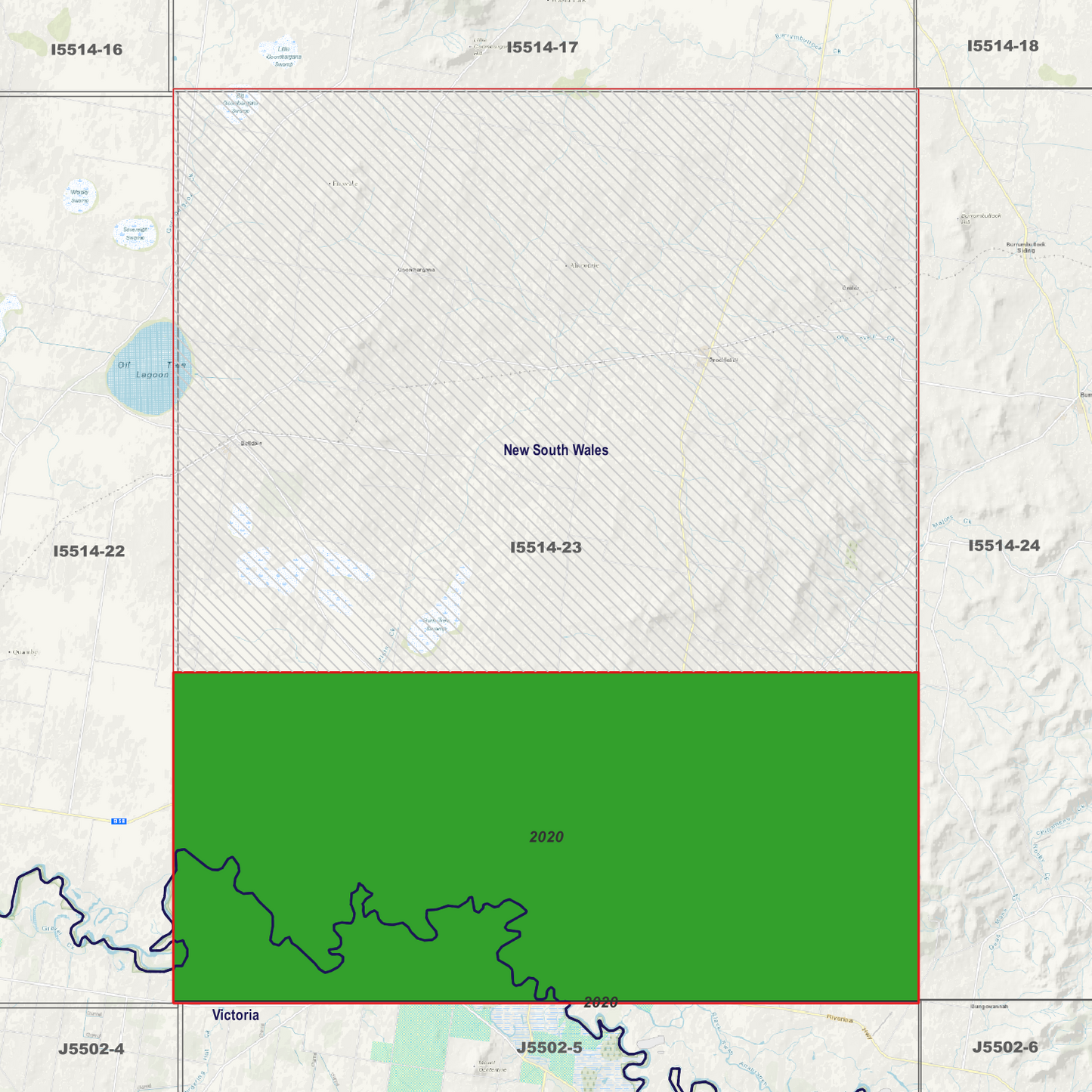 Howlong 1m & 5m Digital Elevation Models (I5514-23)