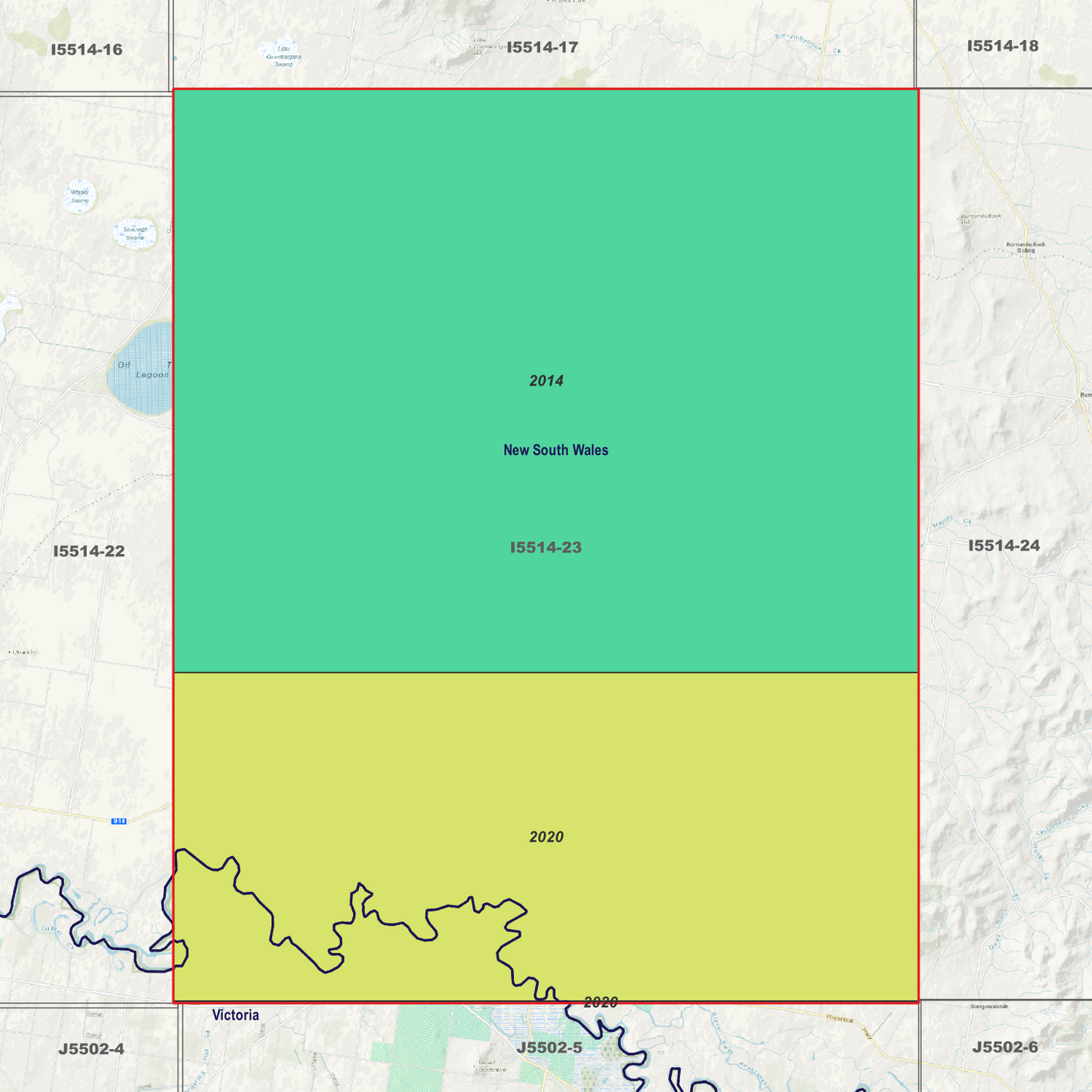 Howlong 1m & 5m Digital Elevation Models (I5514-23)