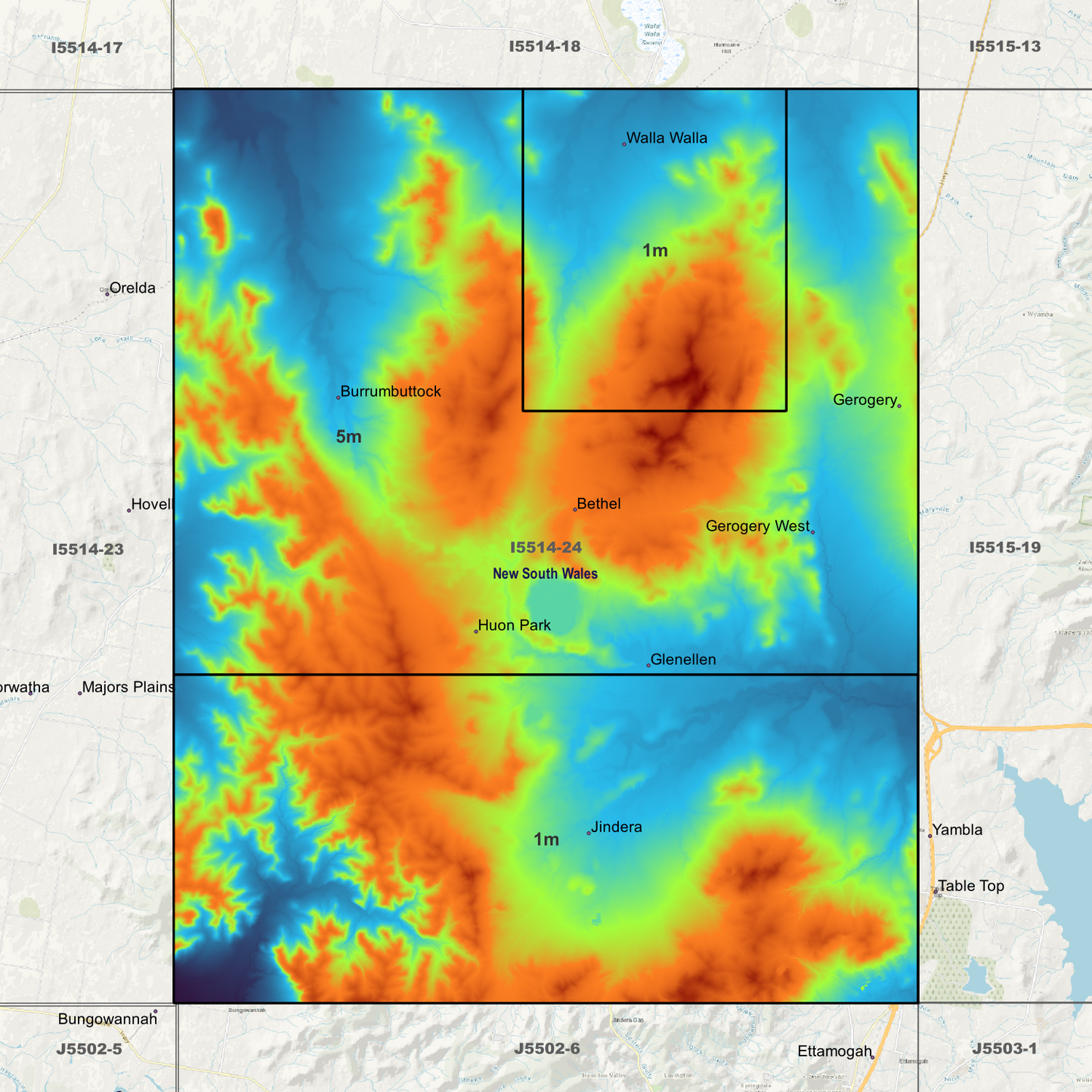 Bethel 1m & 5m Digital Elevation Models (I5514-24)