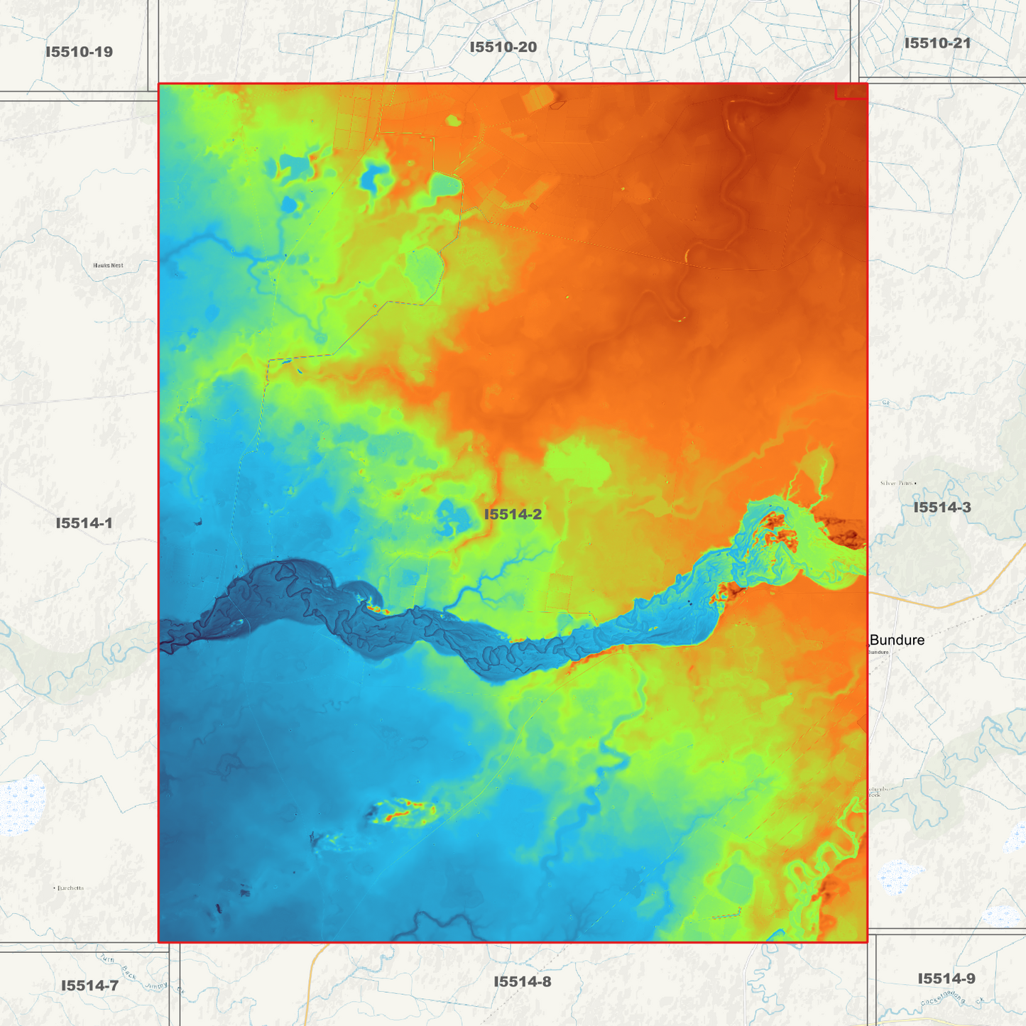 Mundamutta 1m Digital Elevation Models (I5514-2)