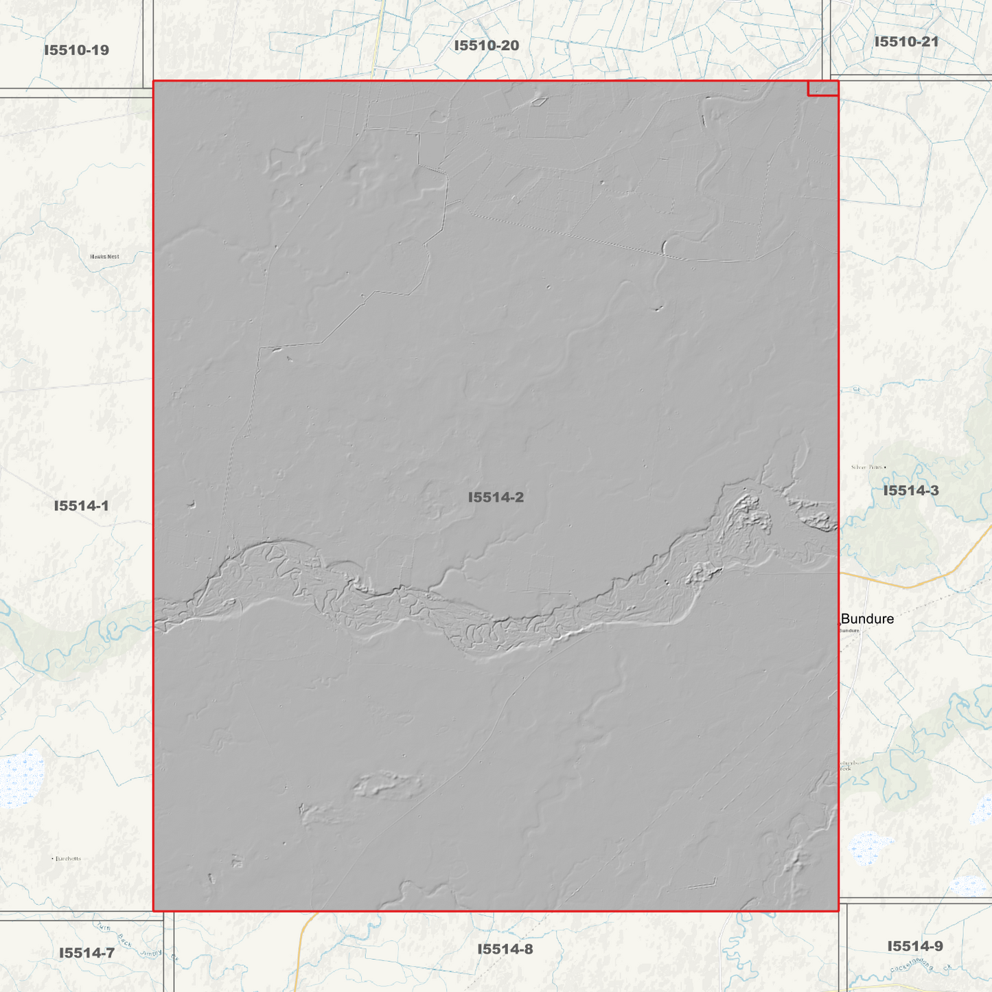 Mundamutta 1m Digital Elevation Models (I5514-2)
