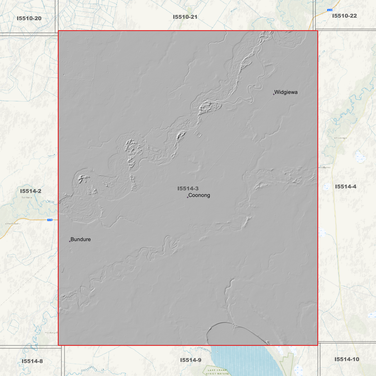 Bundure 1m Digital Elevation Models (I5514-3)