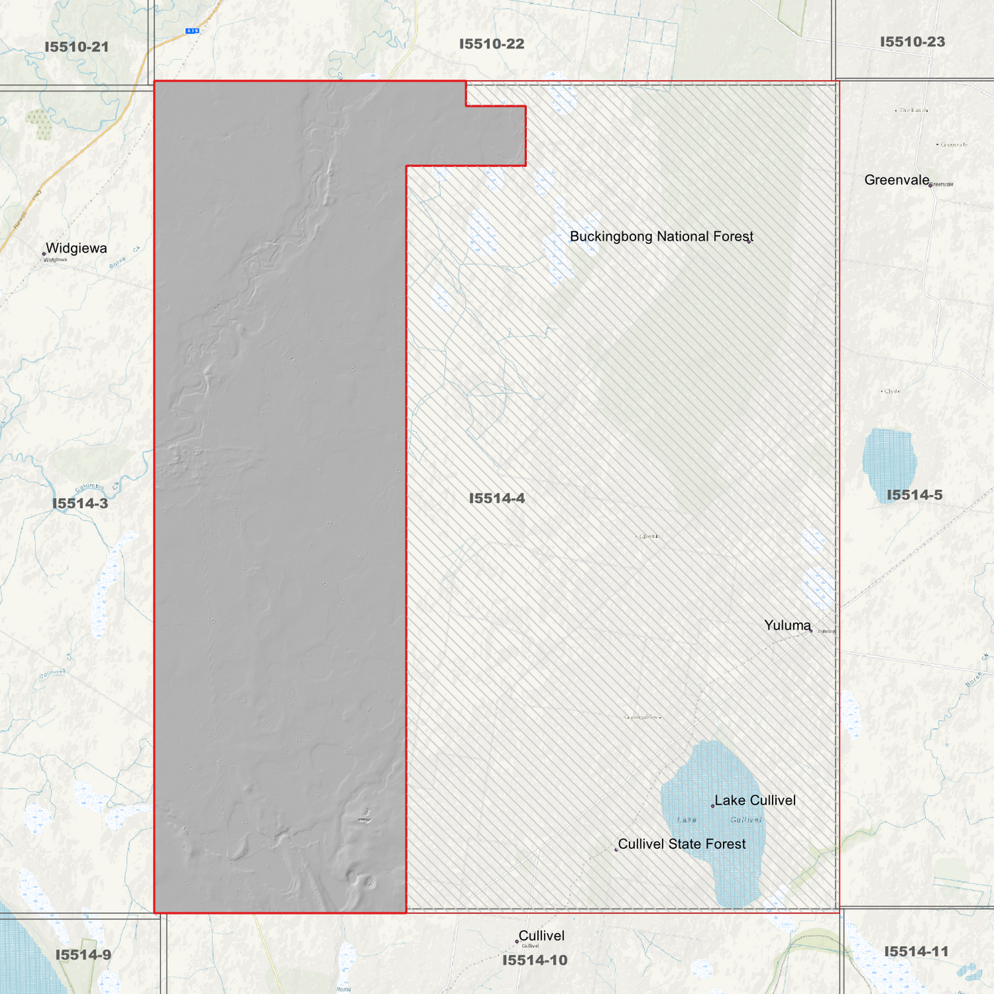 Buckingbong 1m & 5m Digital Elevation Models (I5514-4)