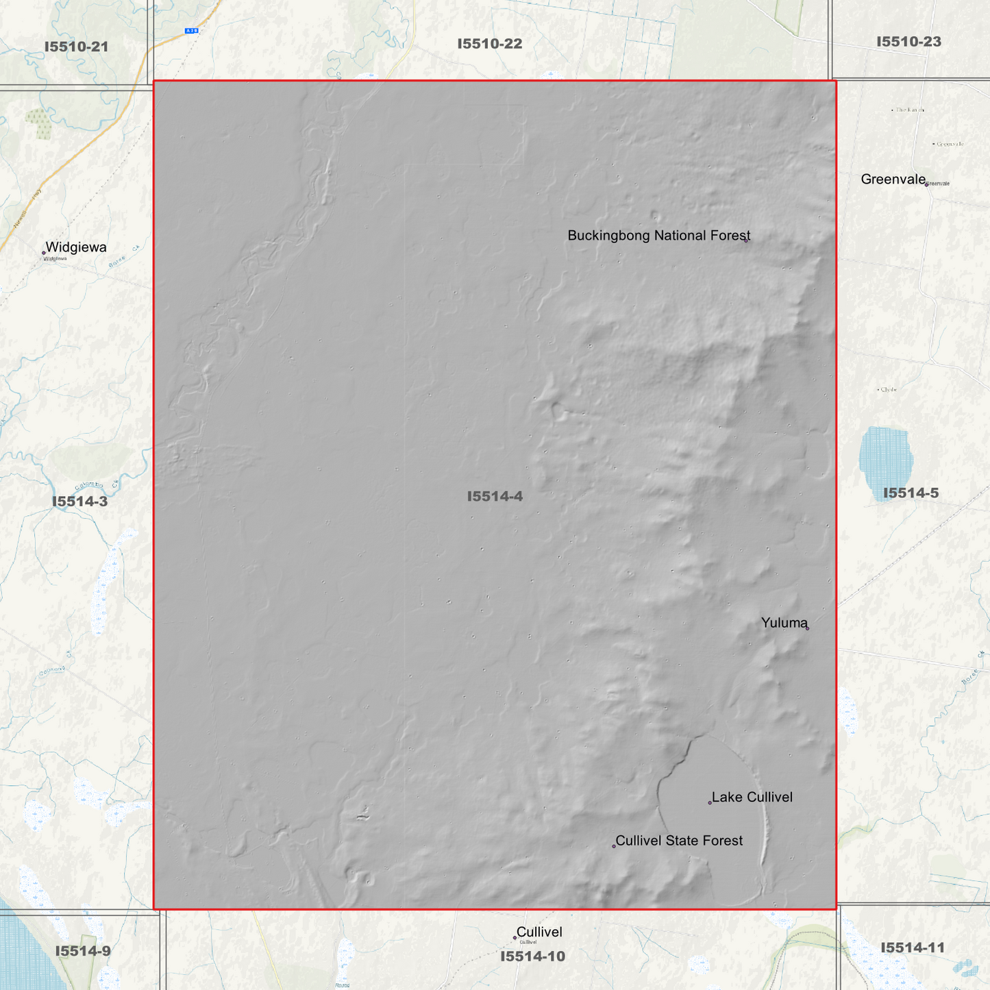 Buckingbong 1m & 5m Digital Elevation Models (I5514-4)