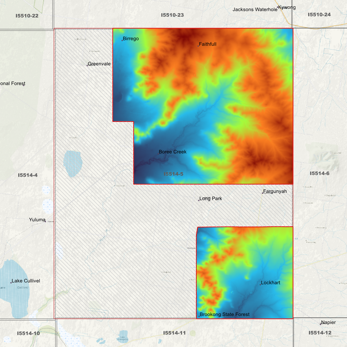 Lockhart 1m & 5m Digital Elevation Models (I5514-5)