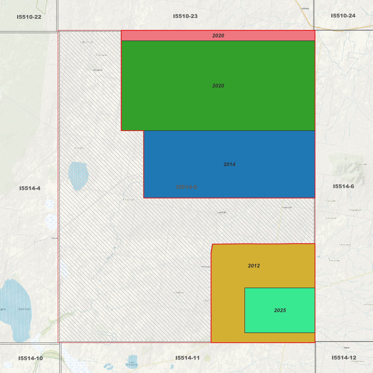 Lockhart 1m & 5m Digital Elevation Models (I5514-5)