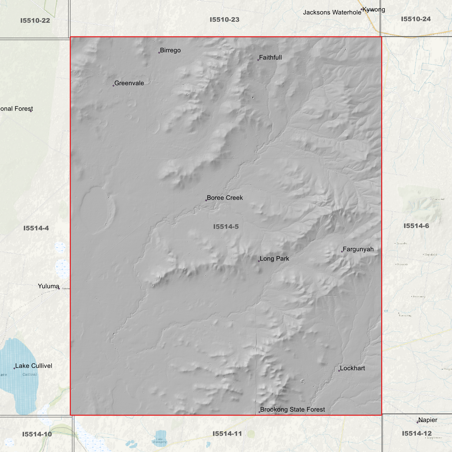 Lockhart 1m & 5m Digital Elevation Models (I5514-5)