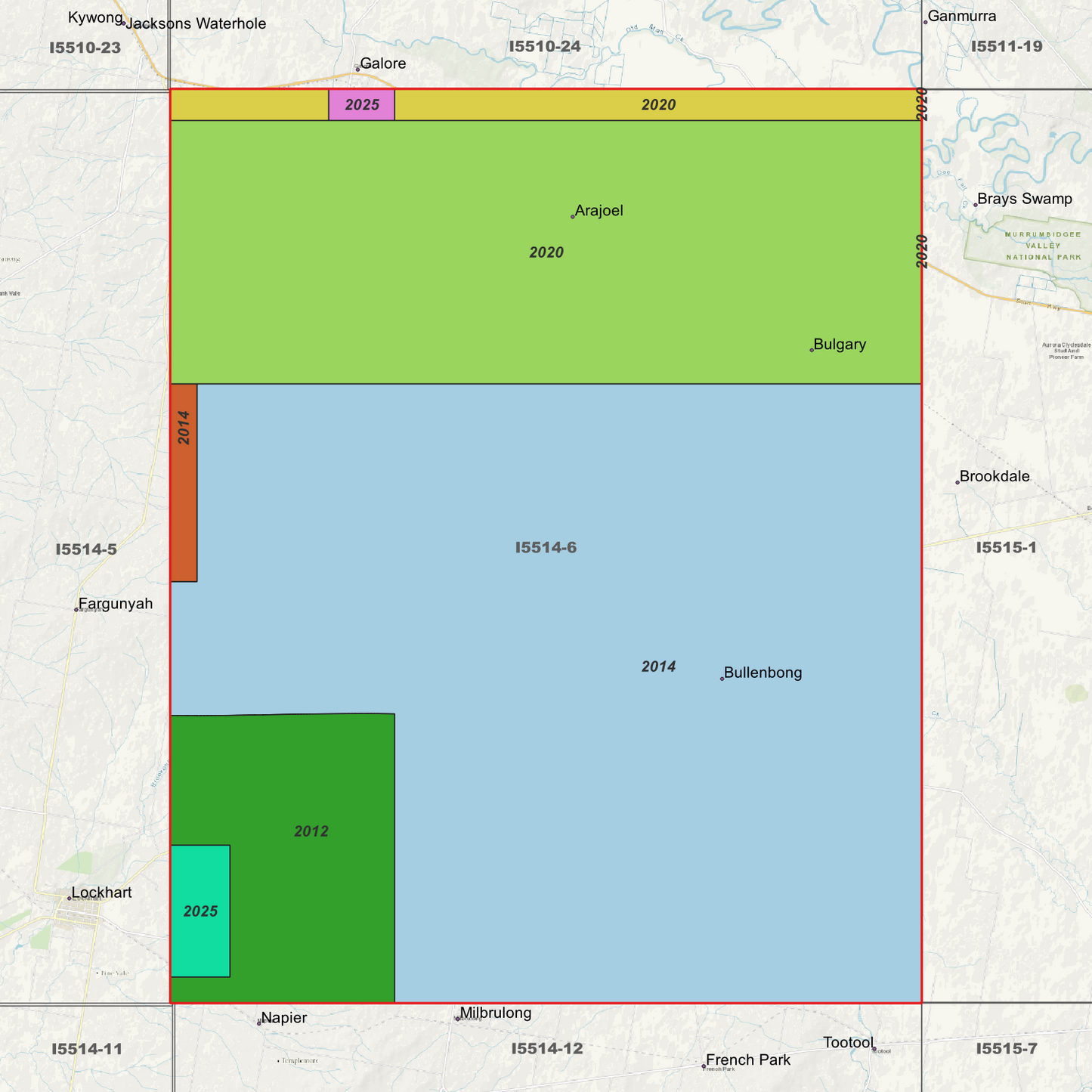 Bulbary 1m & 5m Digital Elevation Models (I5514-6)