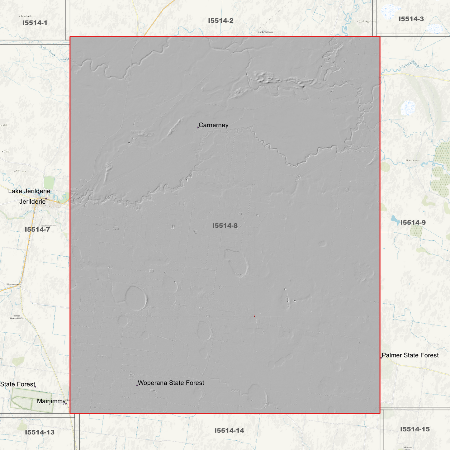 Carnerey 1m Digital Elevation Models (I5514-8)