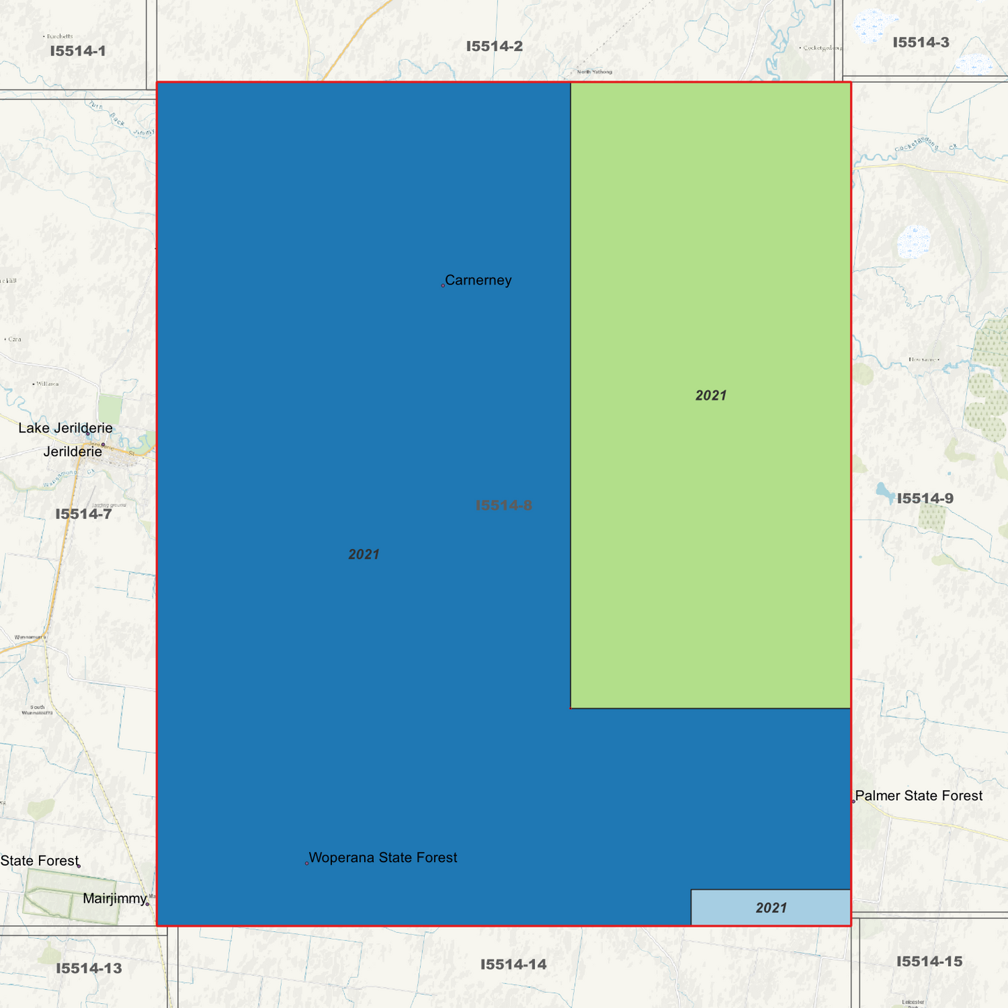Carnerey 1m Digital Elevation Models (I5514-8)