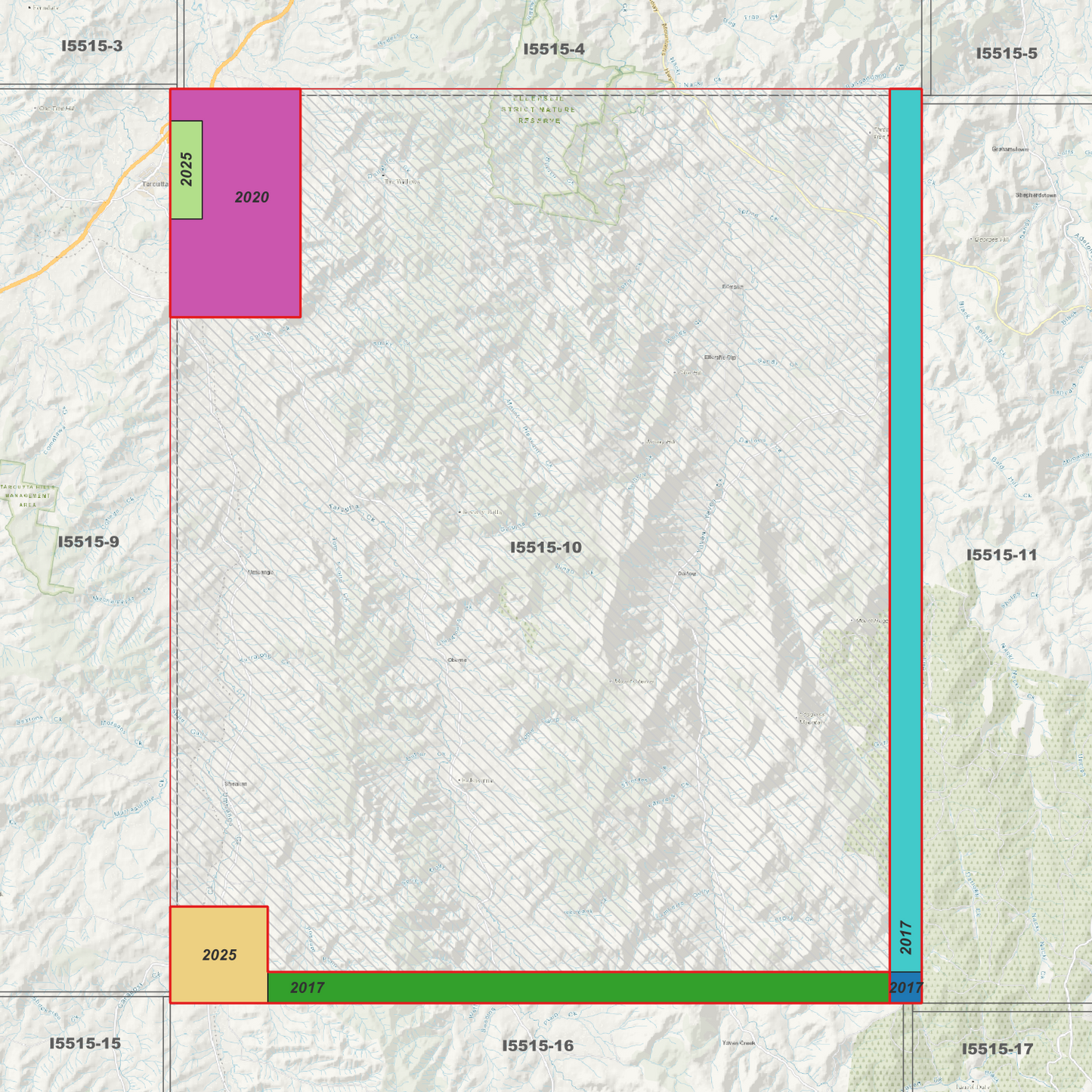 Umbango 1m & 2m Digital Elevation Models (I5515-10)
