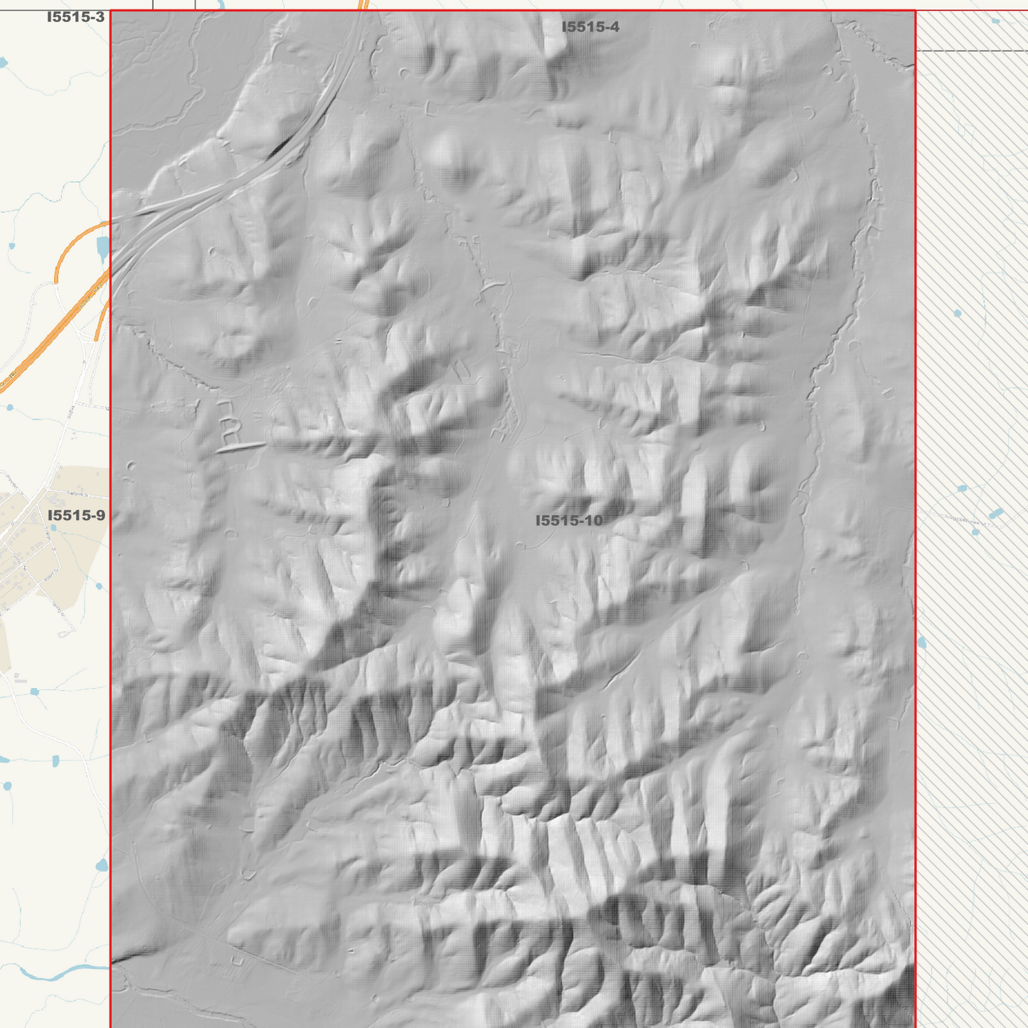 Umbango 1m & 2m Digital Elevation Models (I5515-10)