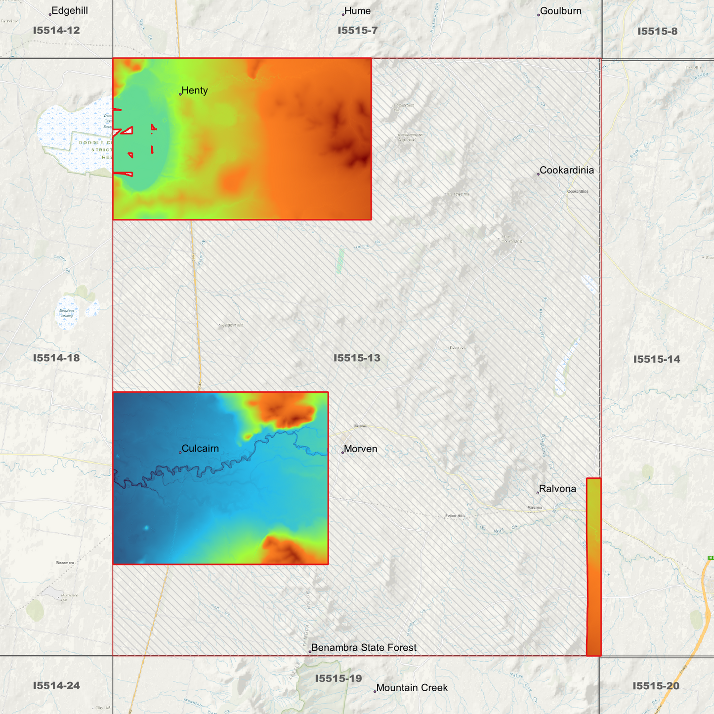 Henty 1m & 5m Digital Elevation Models (I5515-13)