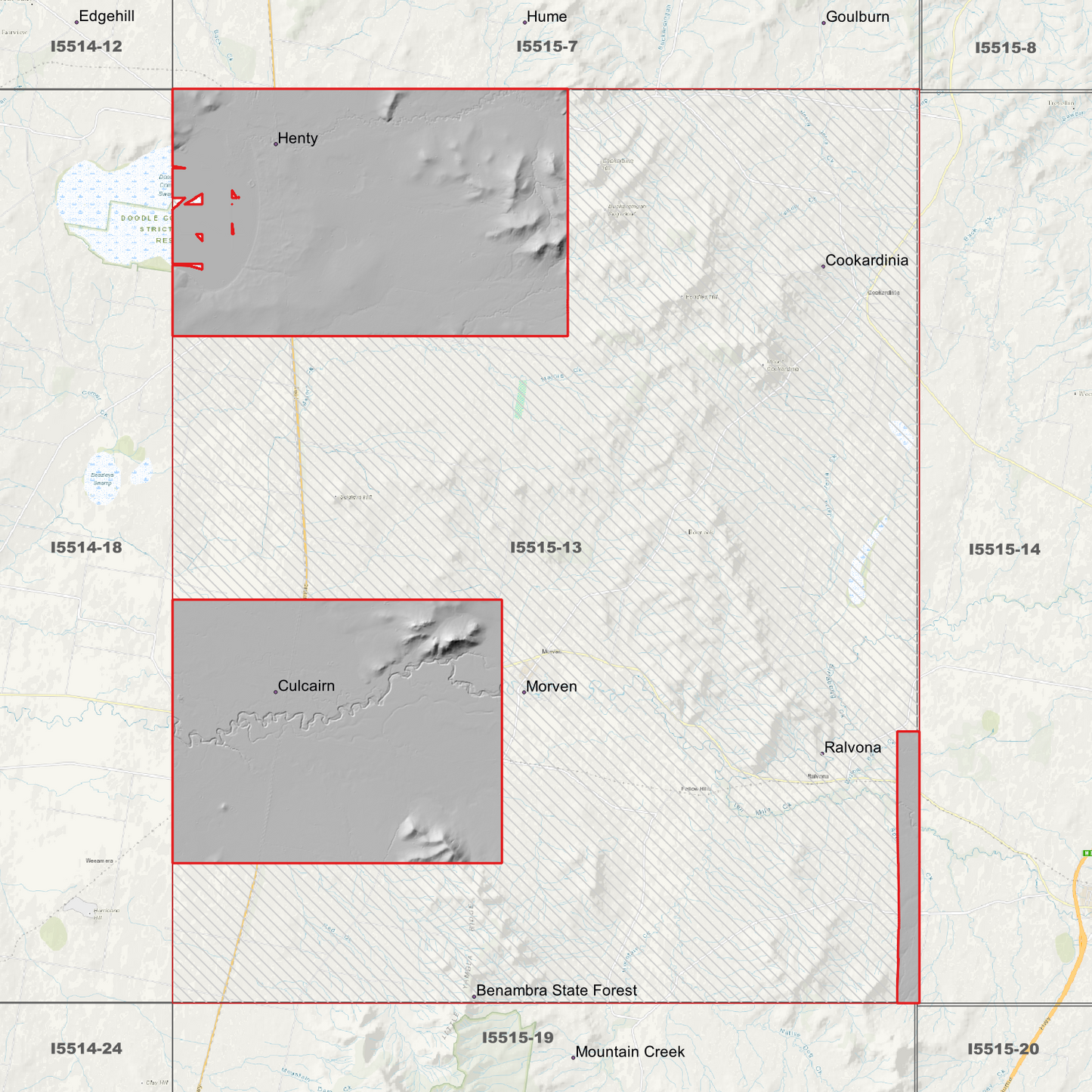 Henty 1m & 5m Digital Elevation Models (I5515-13)