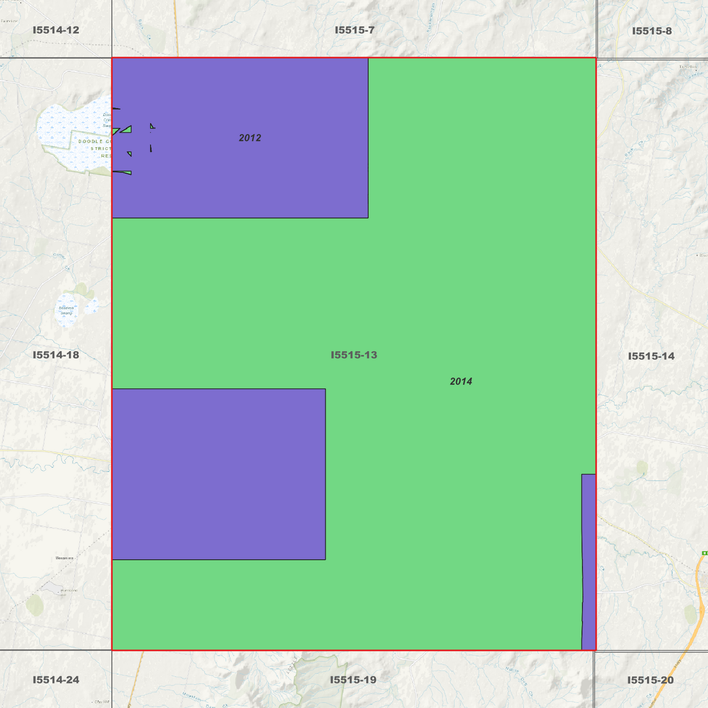 Henty 1m & 5m Digital Elevation Models (I5515-13)