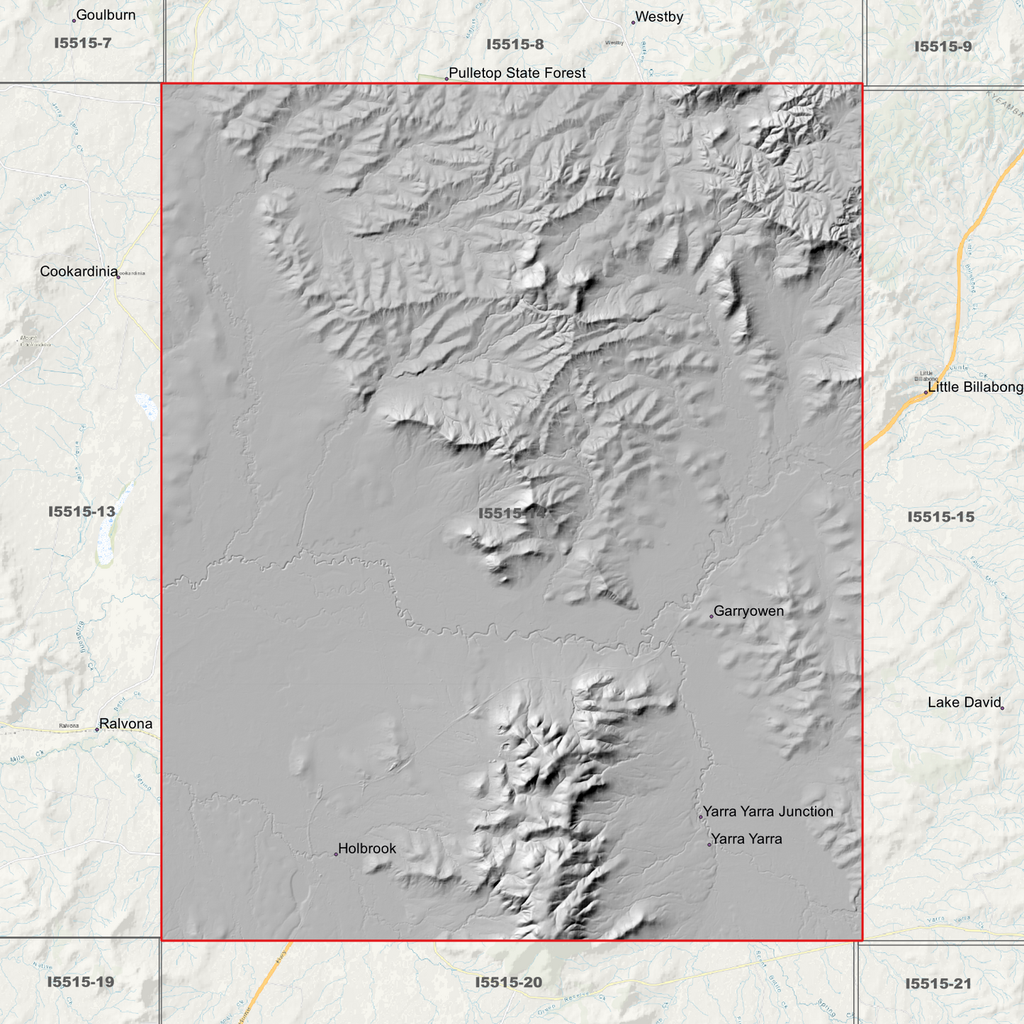 Holbrook 1m, 2m & 5m Digital Elevation Models (I5515-14)