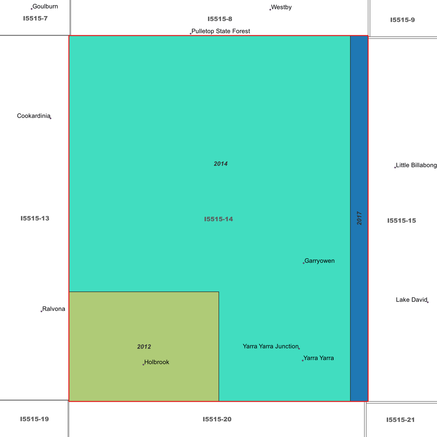 Holbrook 1m, 2m & 5m Digital Elevation Models (I5515-14)