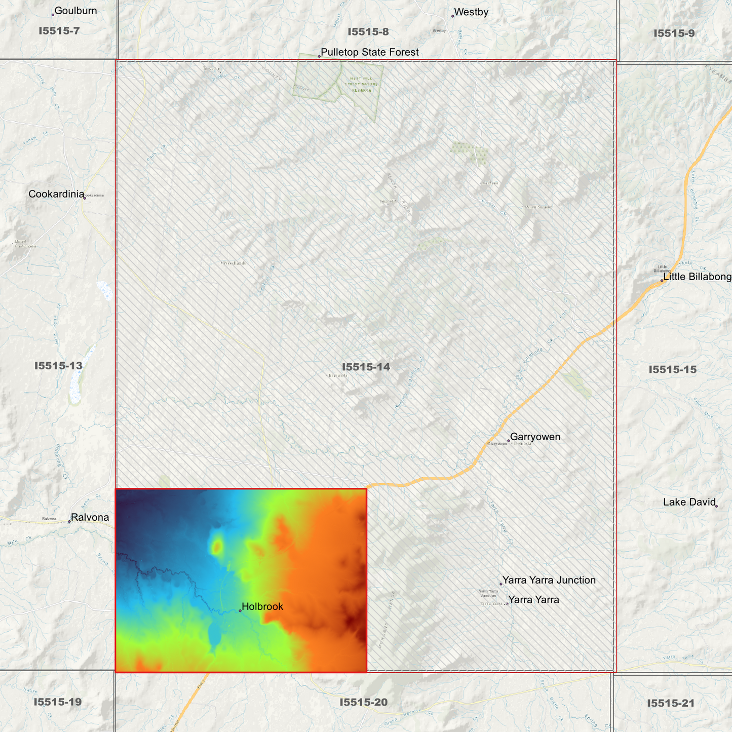Holbrook 1m, 2m & 5m Digital Elevation Models (I5515-14)