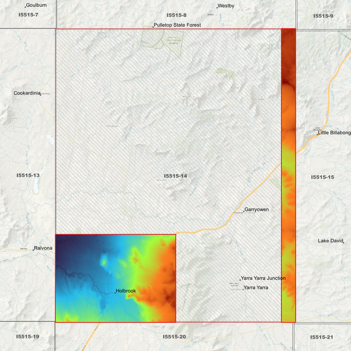 Holbrook 1m, 2m & 5m Digital Elevation Models (I5515-14)