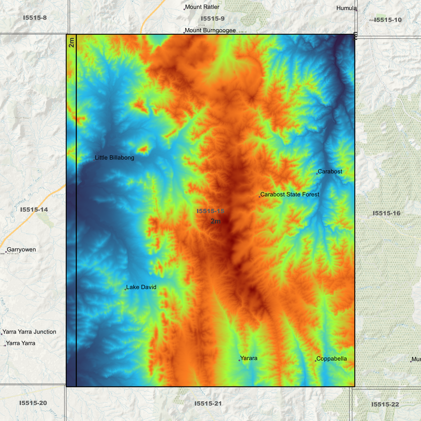 Carabost 2m Digital Elevation Models (I5515-15)