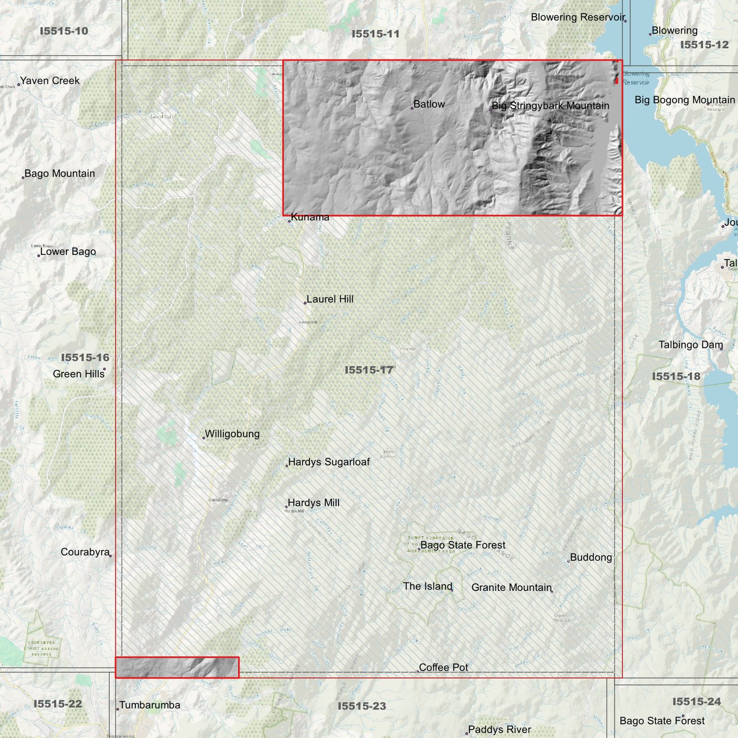 Batlow 1m & 2m Digital Elevation Models (I5515-17)