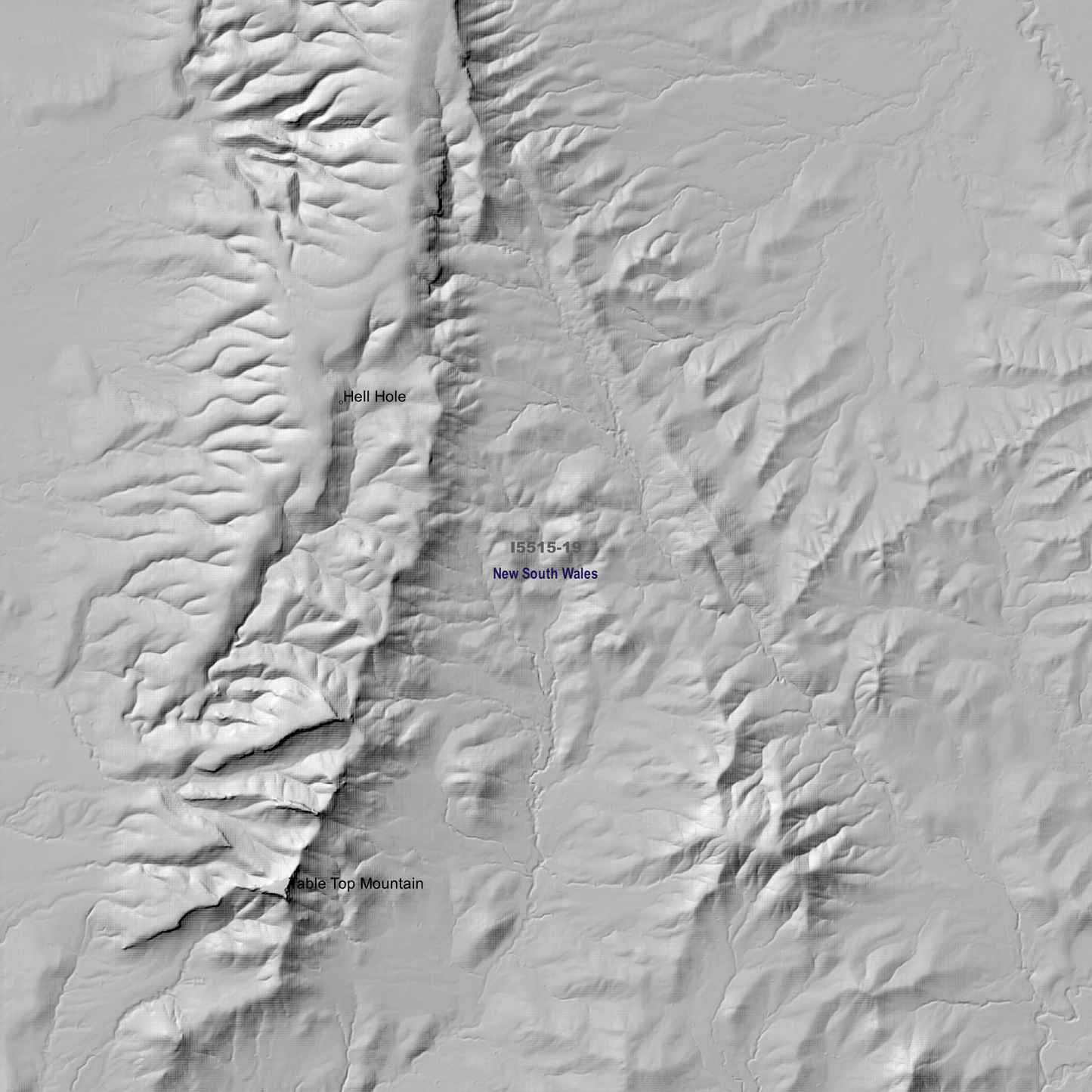Table Top 1m, 2m & 5m Digital Elevation Models (I5515-19)