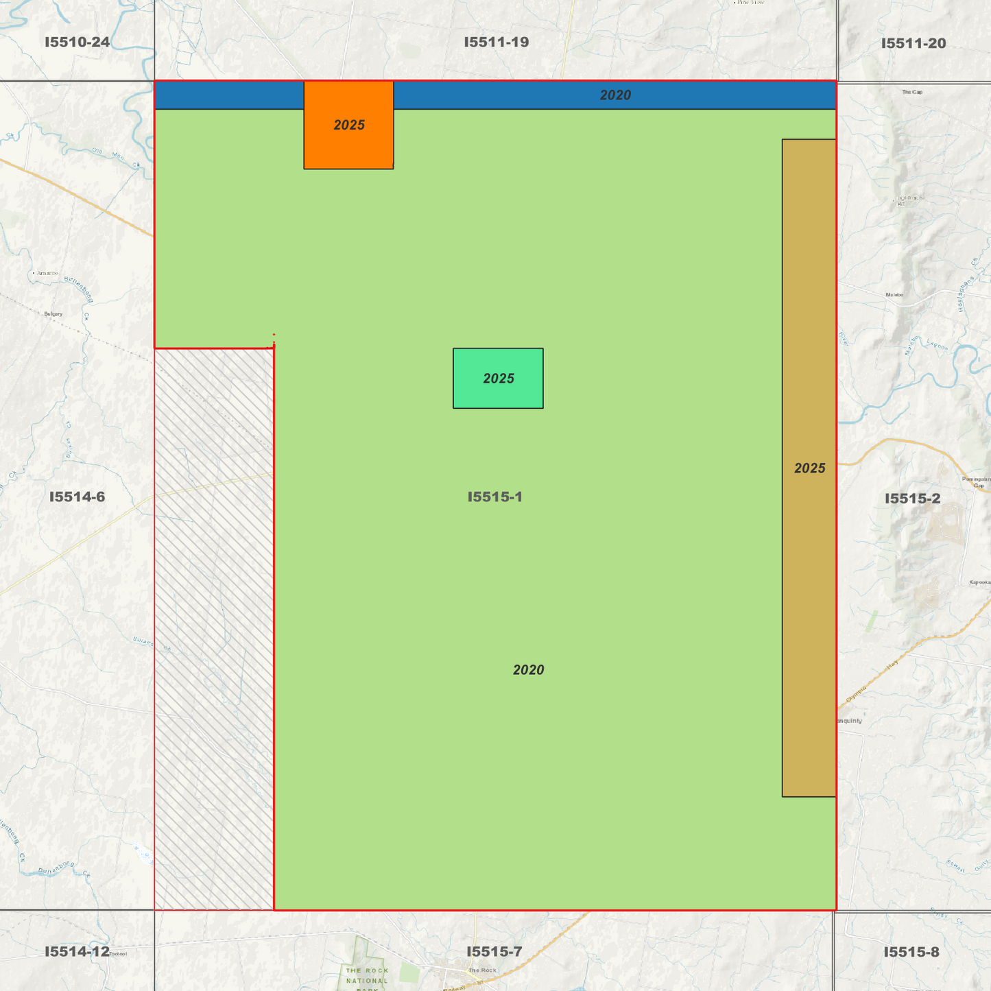 Collingullie 1m & 5m Digital Elevation Models (I5515-1)