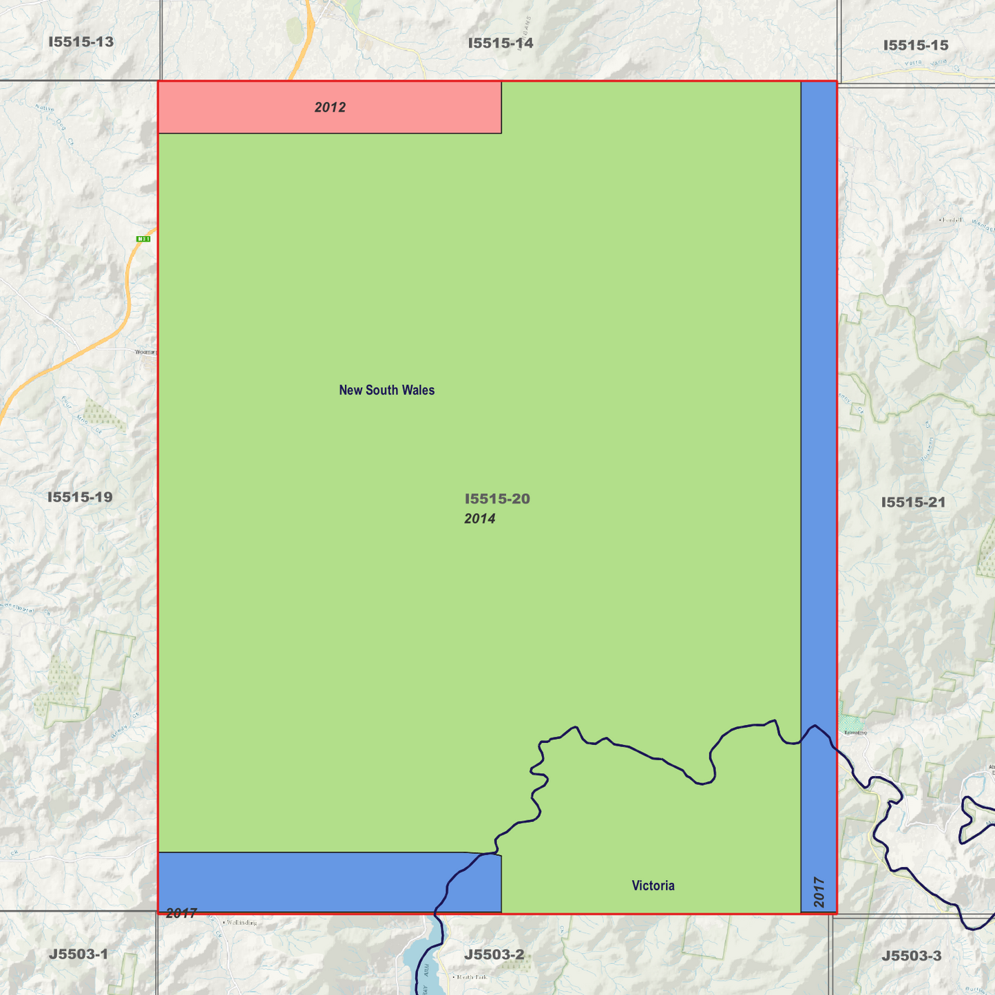 Porcupine 1m, 2m & 5m Digital Elevation Models (I5515-20)