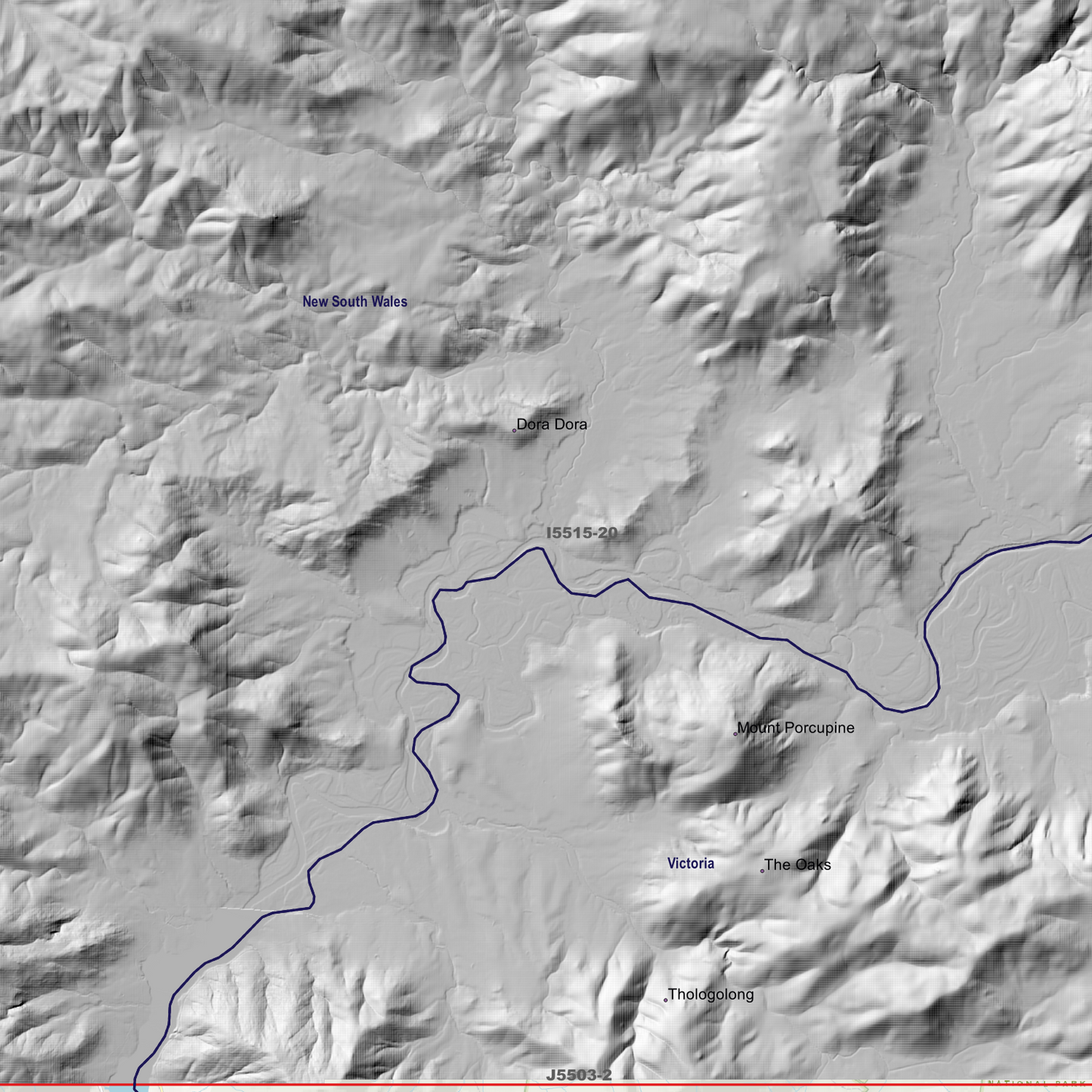Porcupine 1m, 2m & 5m Digital Elevation Models (I5515-20)