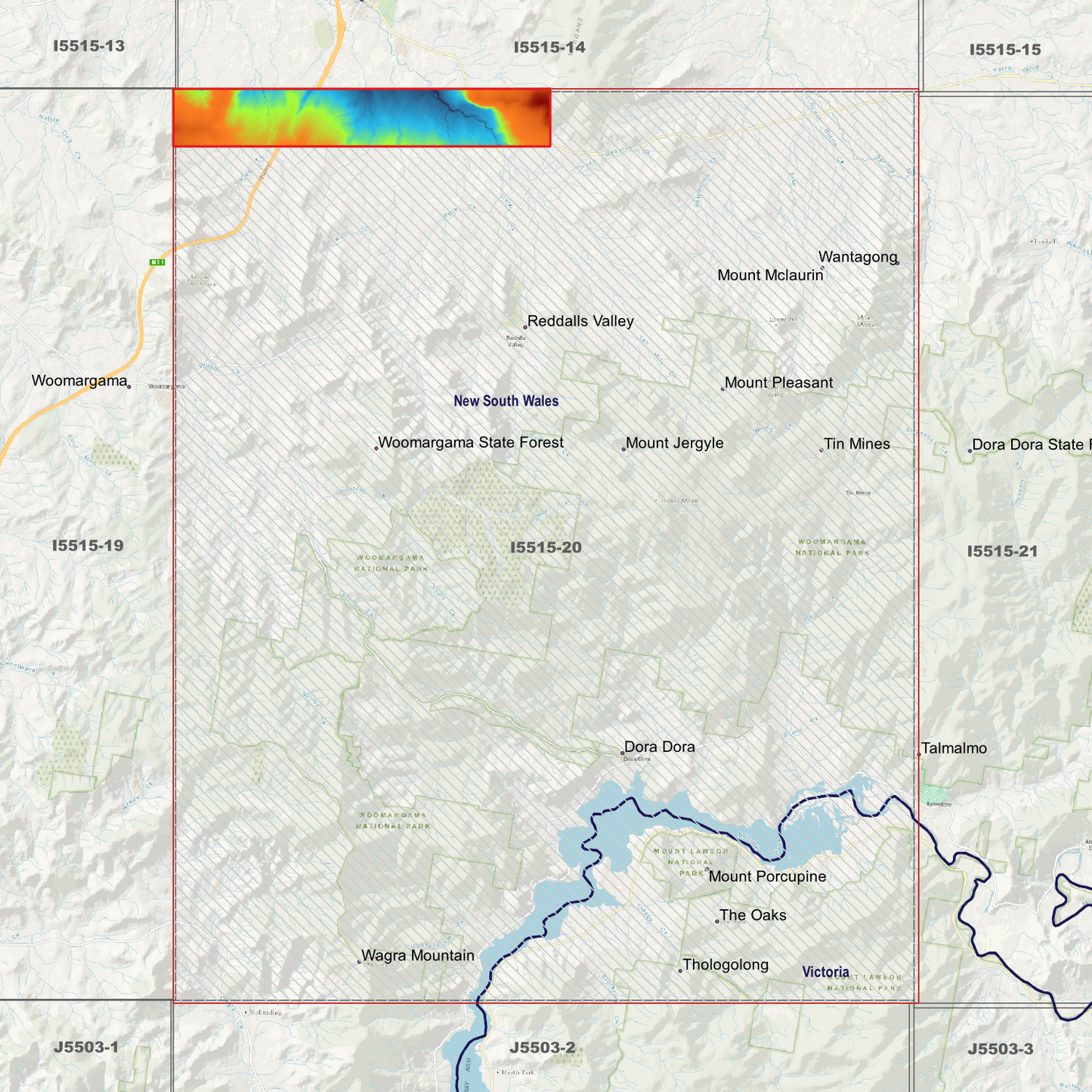 Porcupine 1m, 2m & 5m Digital Elevation Models (I5515-20)