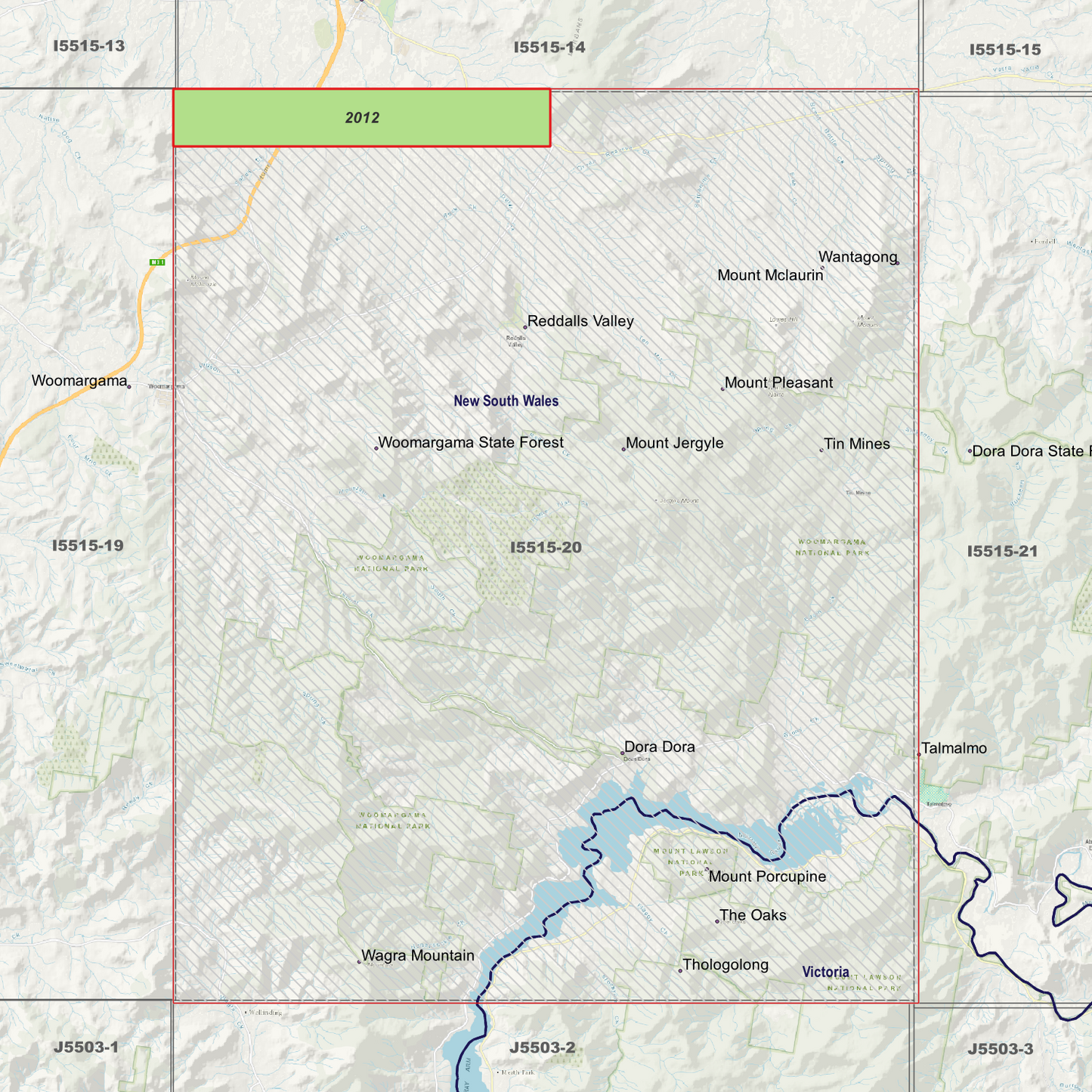 Porcupine 1m, 2m & 5m Digital Elevation Models (I5515-20)