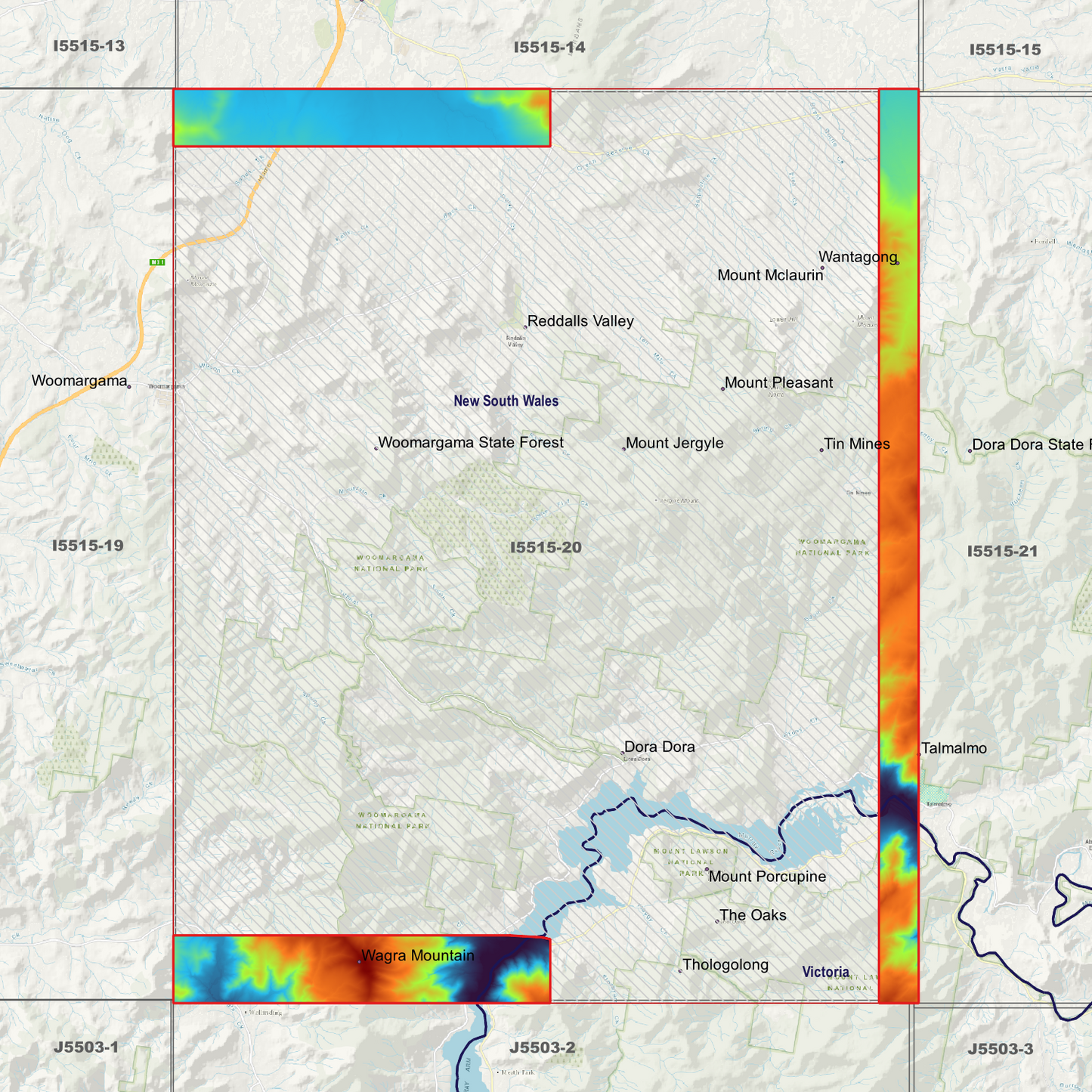Porcupine 1m, 2m & 5m Digital Elevation Models (I5515-20)