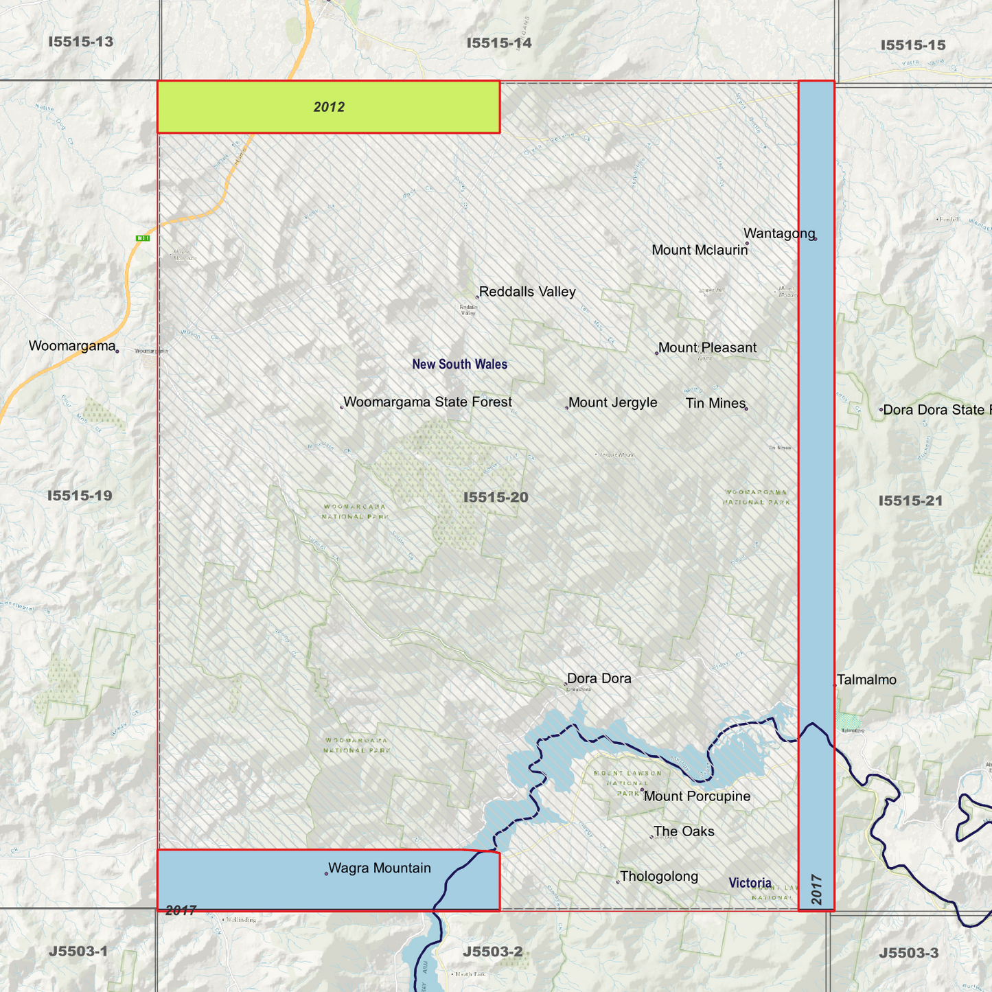 Porcupine 1m, 2m & 5m Digital Elevation Models (I5515-20)