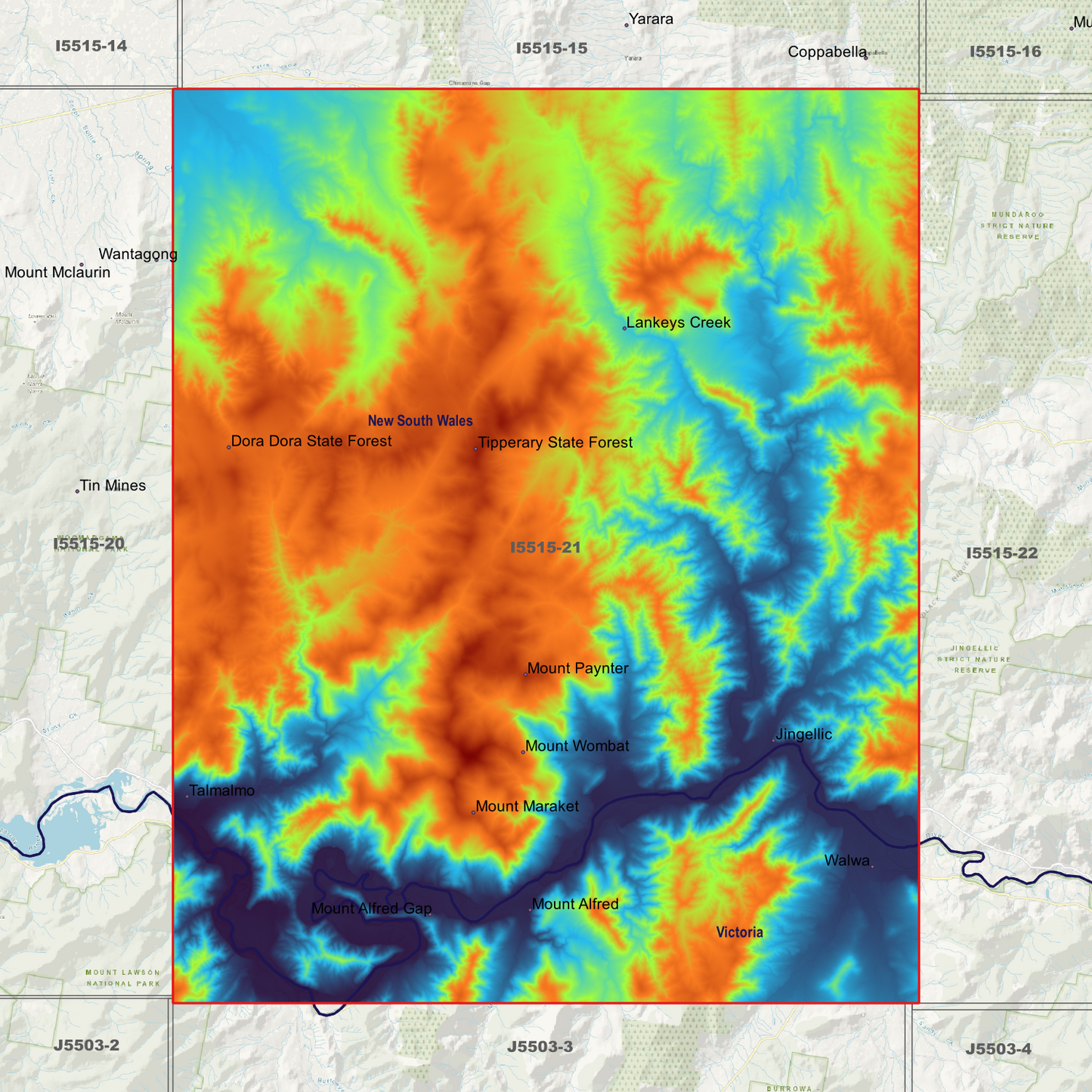 Mount Alfred 2m Digital Elevation Models (I5515-21)
