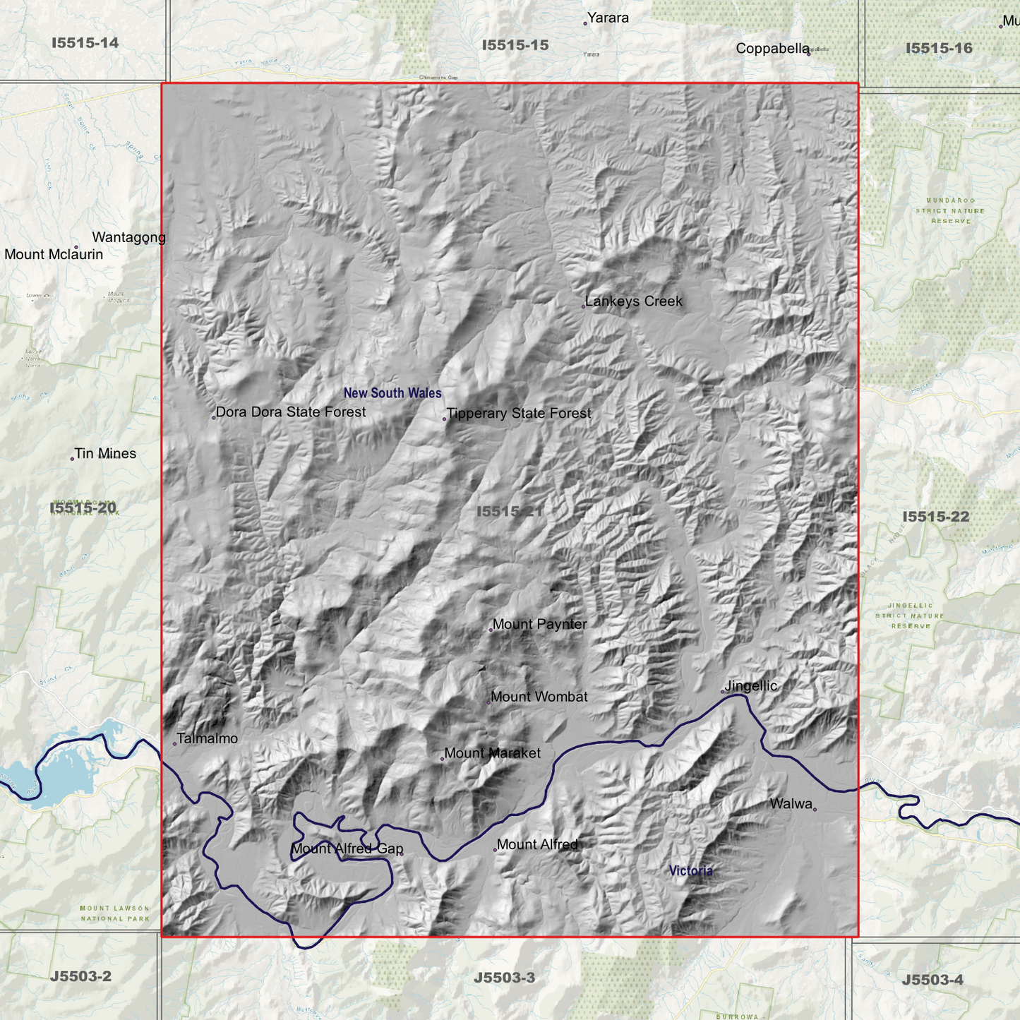 Mount Alfred 2m Digital Elevation Models (I5515-21)
