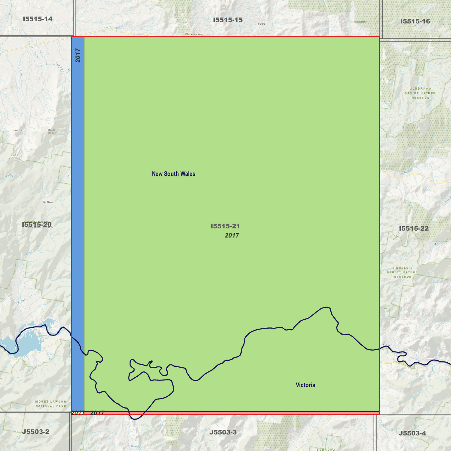 Mount Alfred 2m Digital Elevation Models (I5515-21)