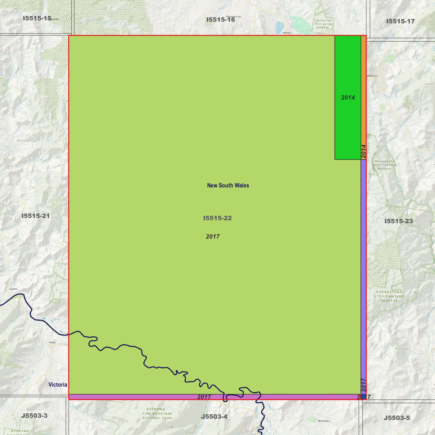 Mannus 1m & 2m Digital Elevation Models (I5515-22)