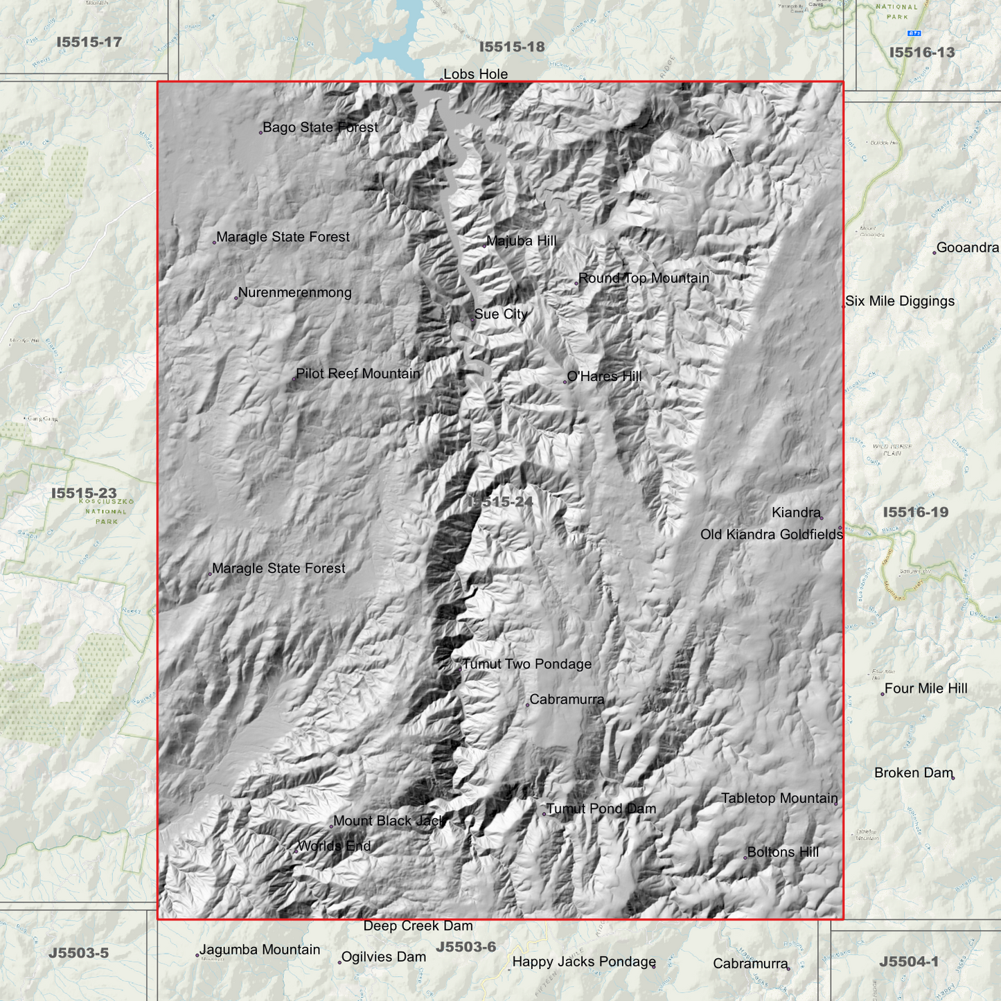 Cabramurra 2m Digital Elevation Models (I5515-24)