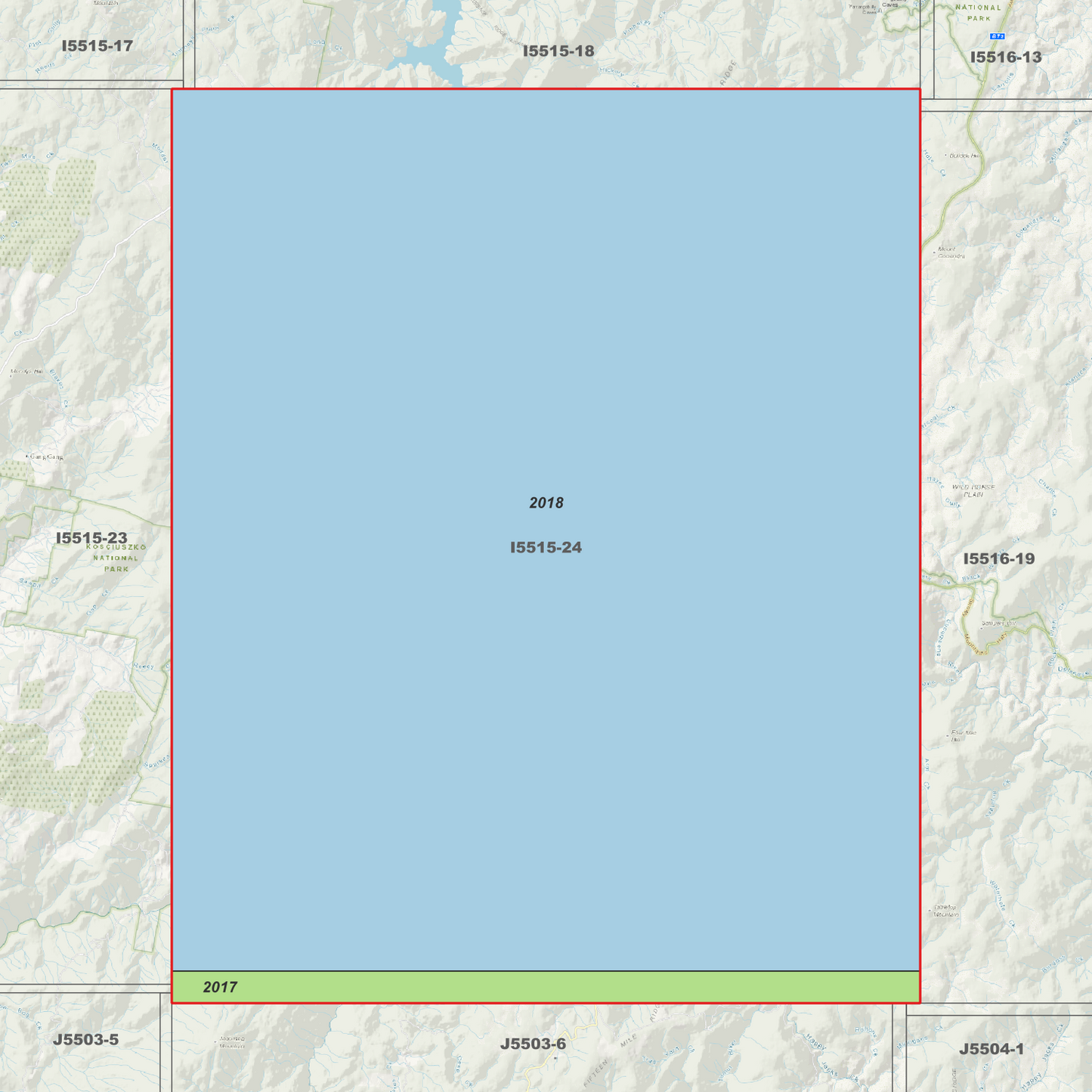 Cabramurra 2m Digital Elevation Models (I5515-24)