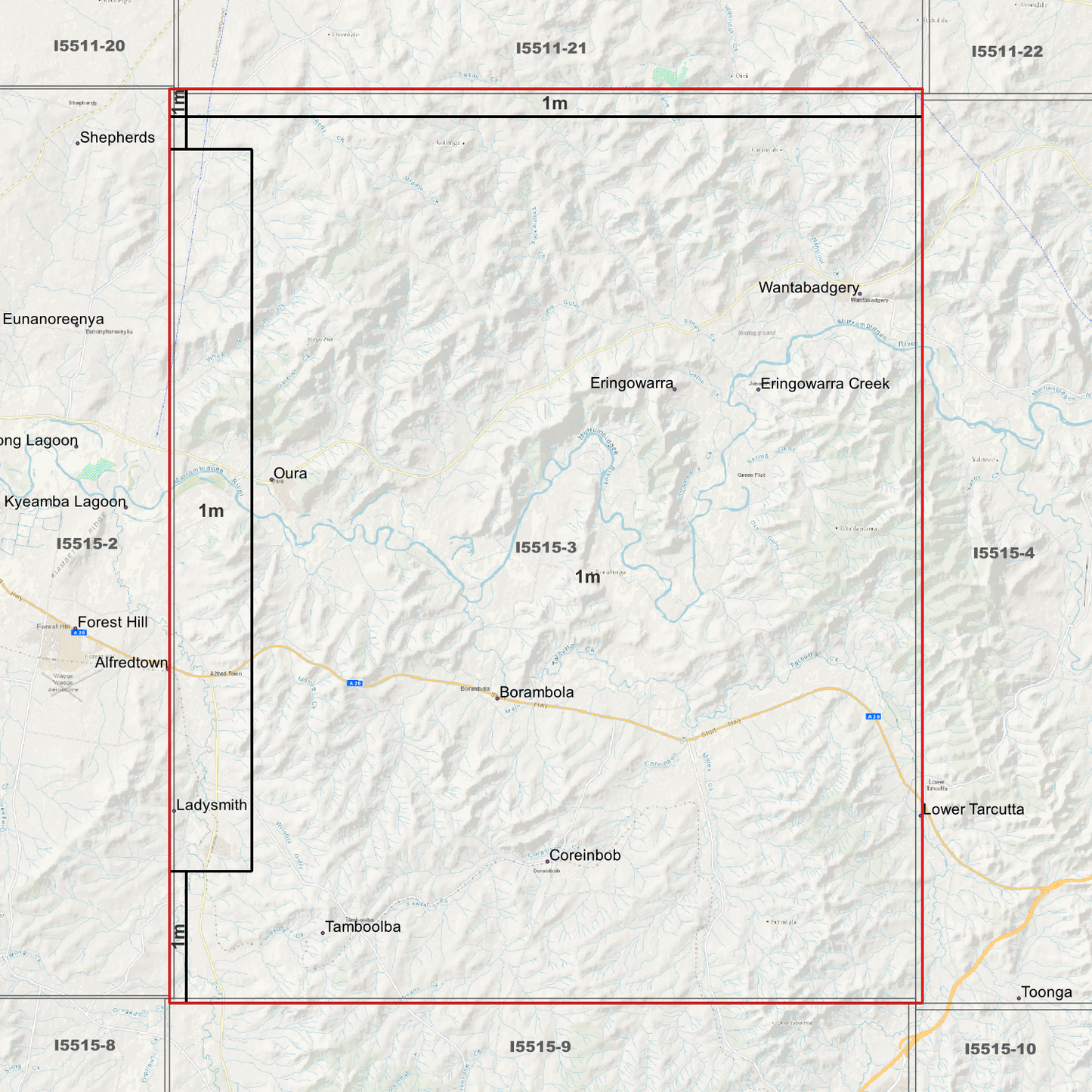 Eringowarra 1m Digital Elevation Models (I5515-3)