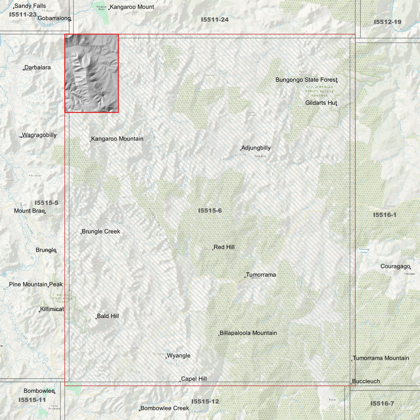 Billapaloola 1m & 2m Digital Elevation Models (I5515-6)
