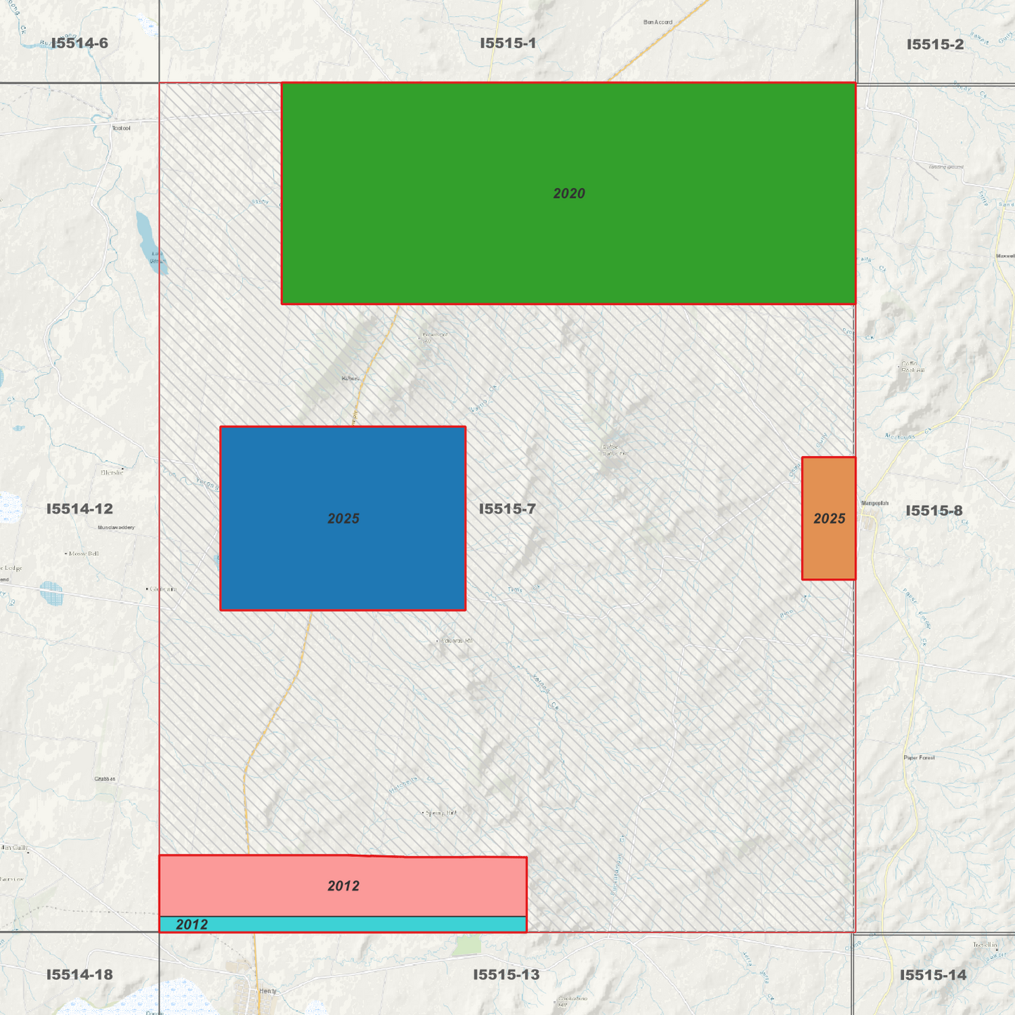 The Rock 1m & 5m Digital Elevation Models (I5515-7)