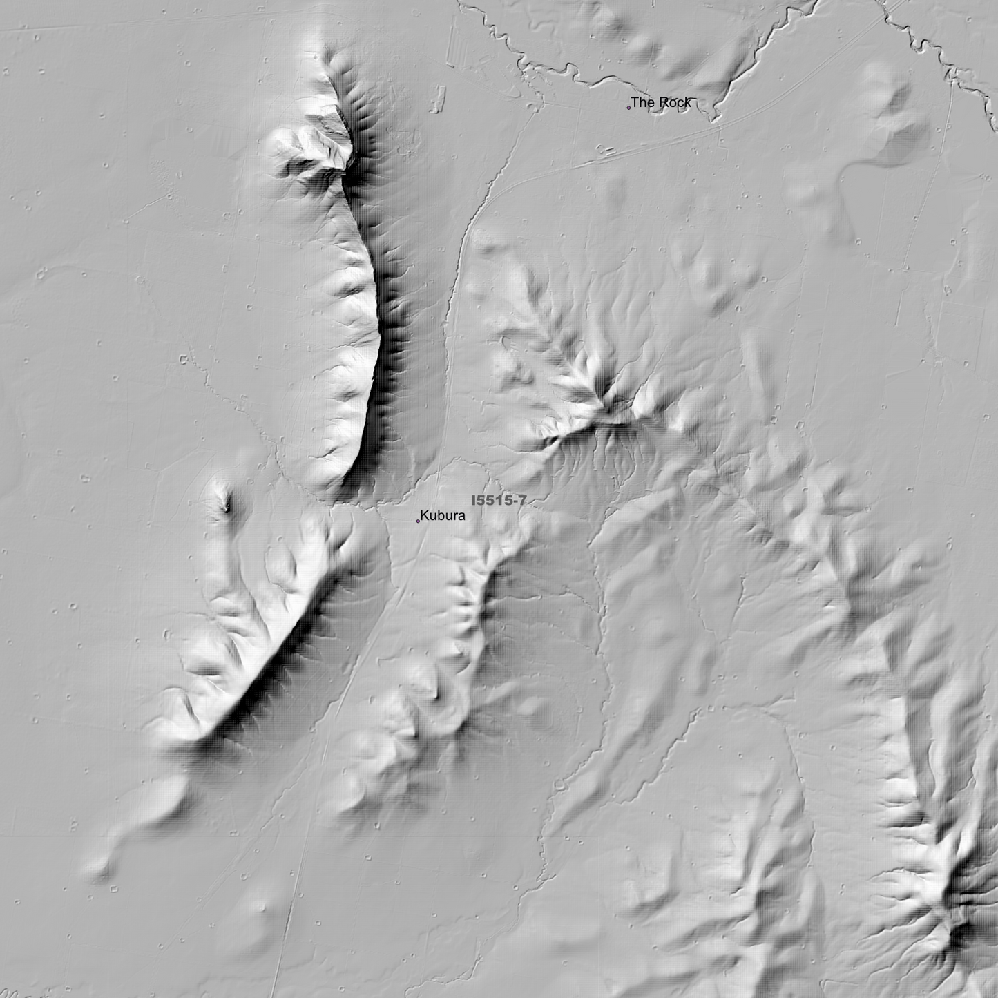 The Rock 1m & 5m Digital Elevation Models (I5515-7)