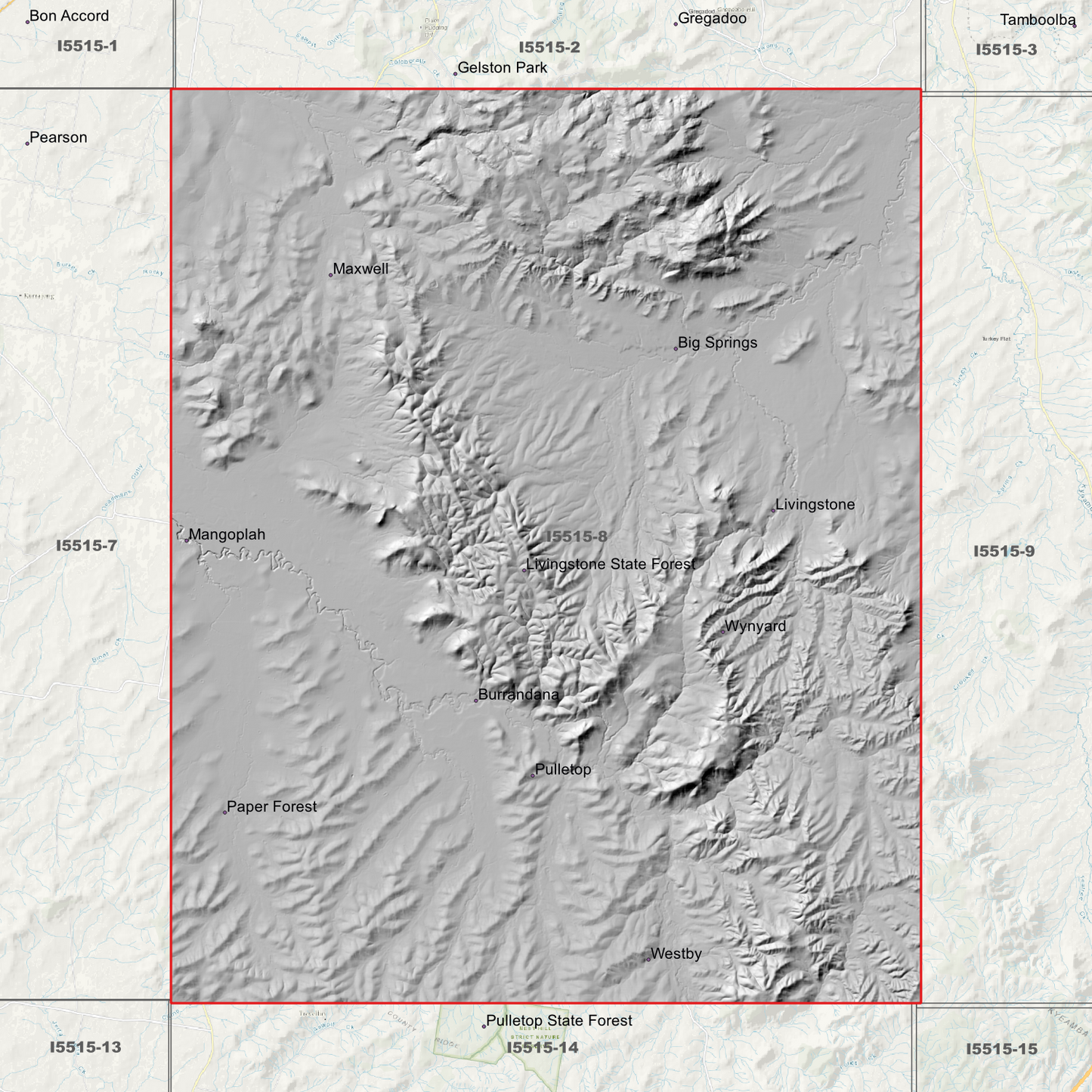 Livingstone 1m & 5m Digital Elevation Models (I5515-8)